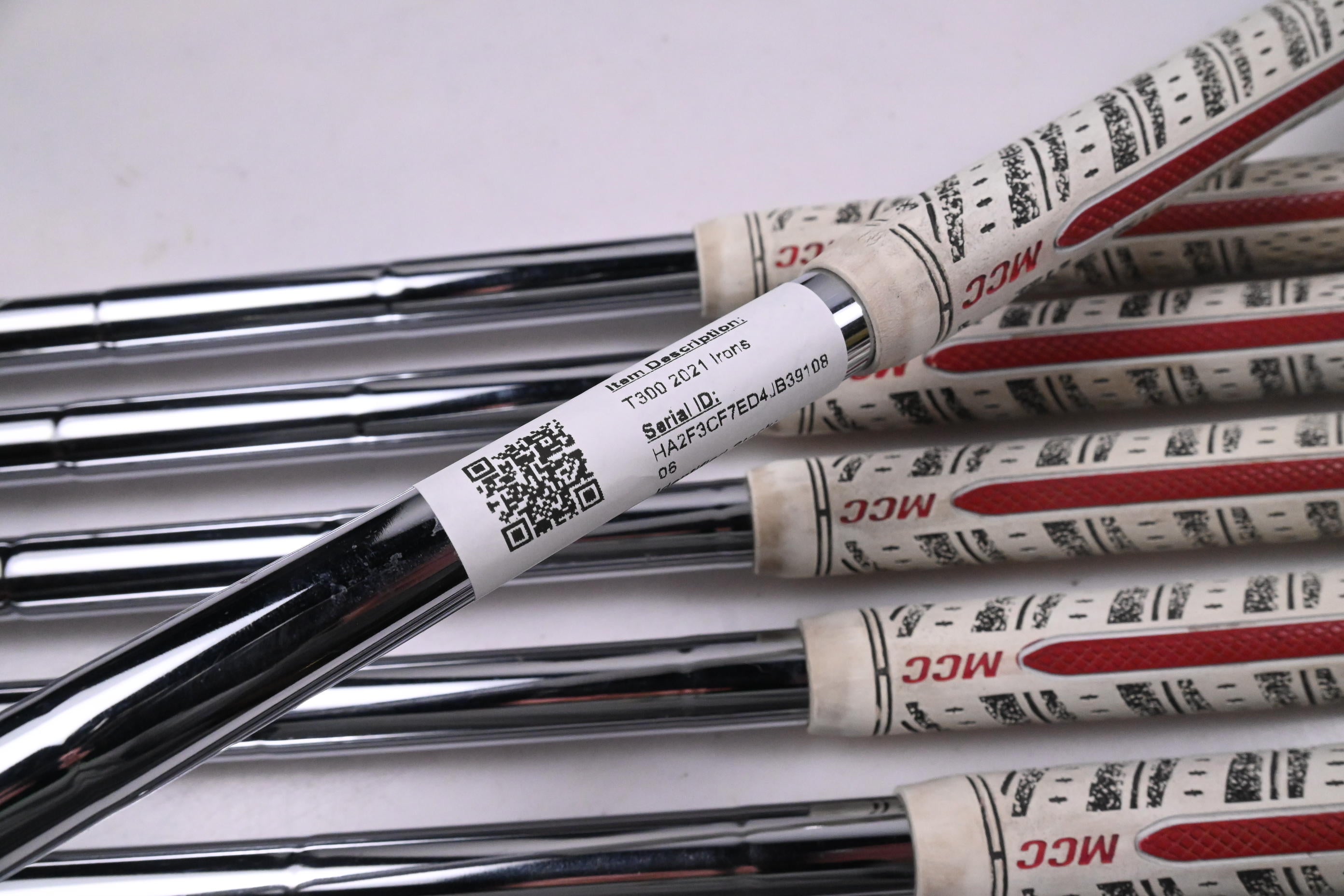 Titleist T300 2021 Irons / 5-PW+48°+53° / Stiff Flex AMT Black S300 Shafts