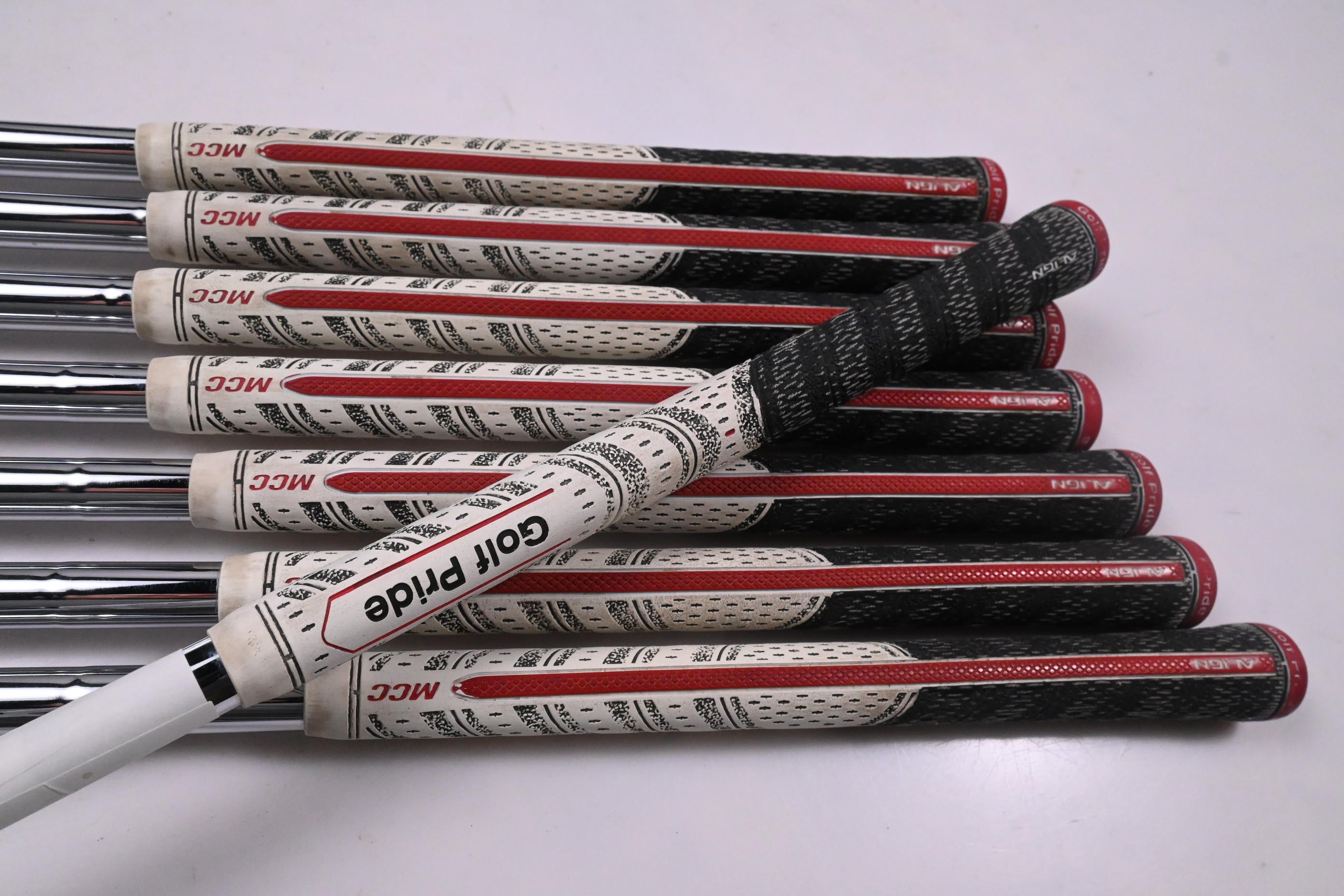 Titleist T300 2021 Irons / 5-PW+48°+53° / Stiff Flex AMT Black S300 Shafts