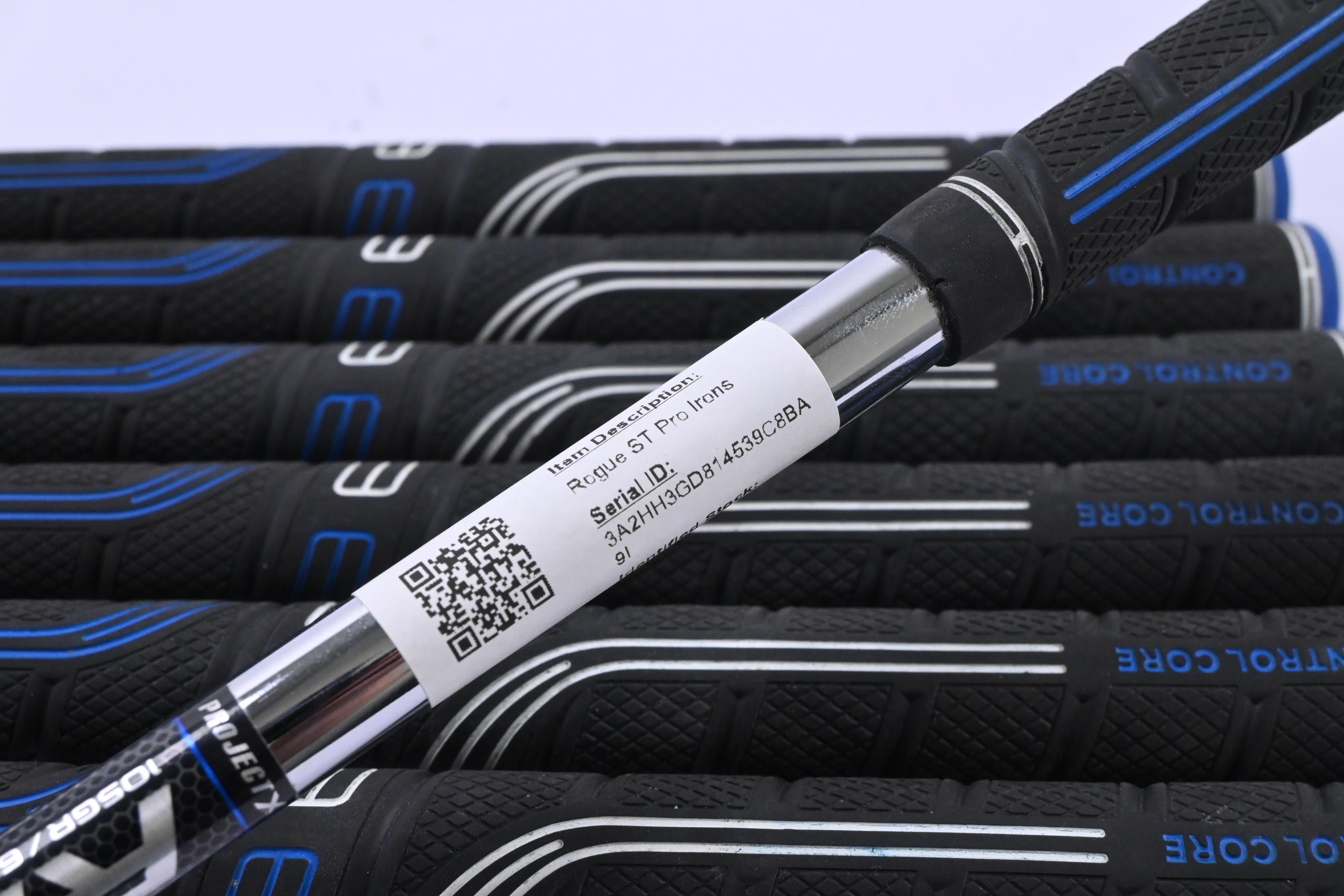 Callaway Rogue ST Pro Irons / 4-PW / Stiff Flex Project X Rifle 105 Shafts