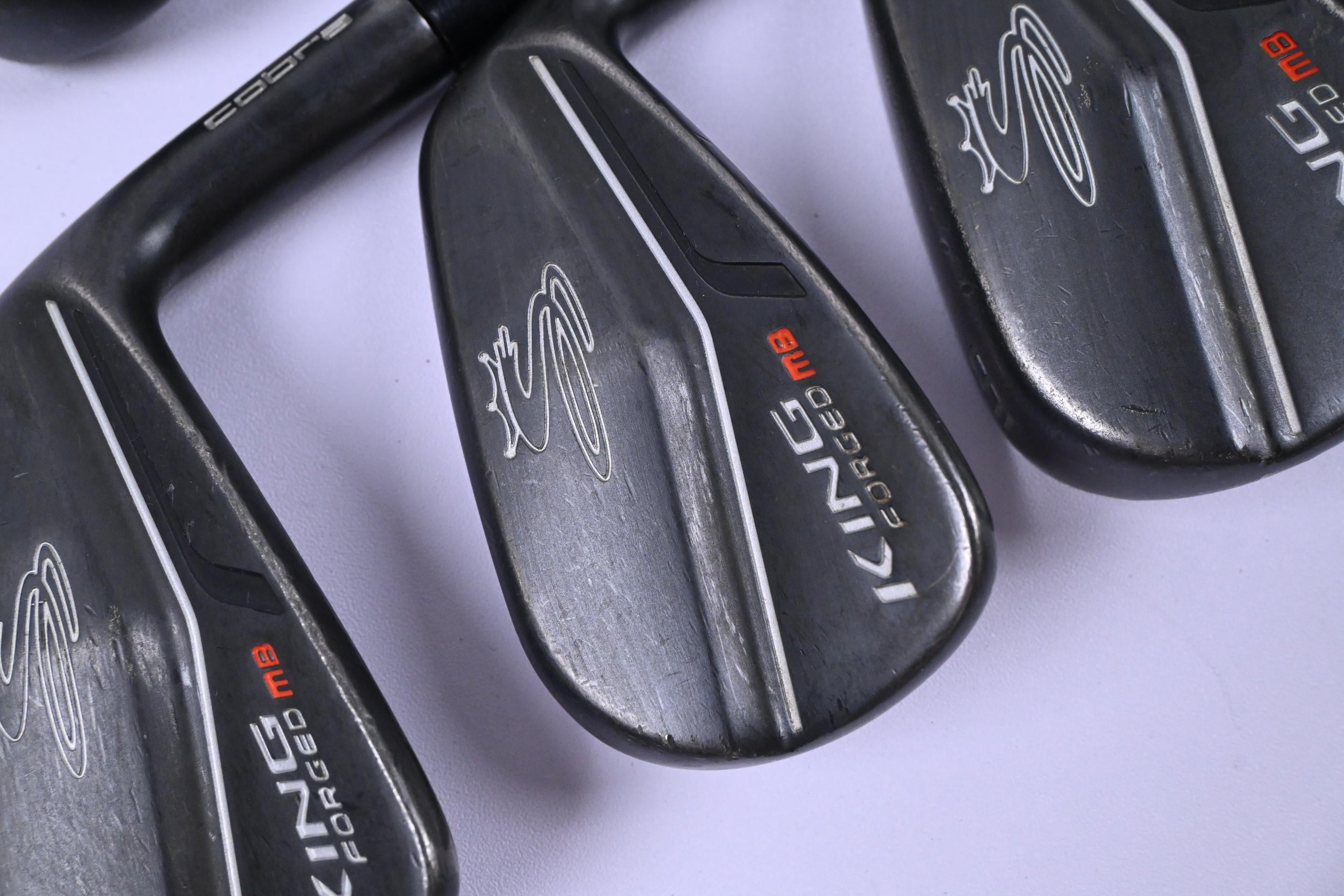 Cobra King Forged CB/MB 2019 Black Irons / 4-PW / X-Flex KBS $-Taper 130 Shafts