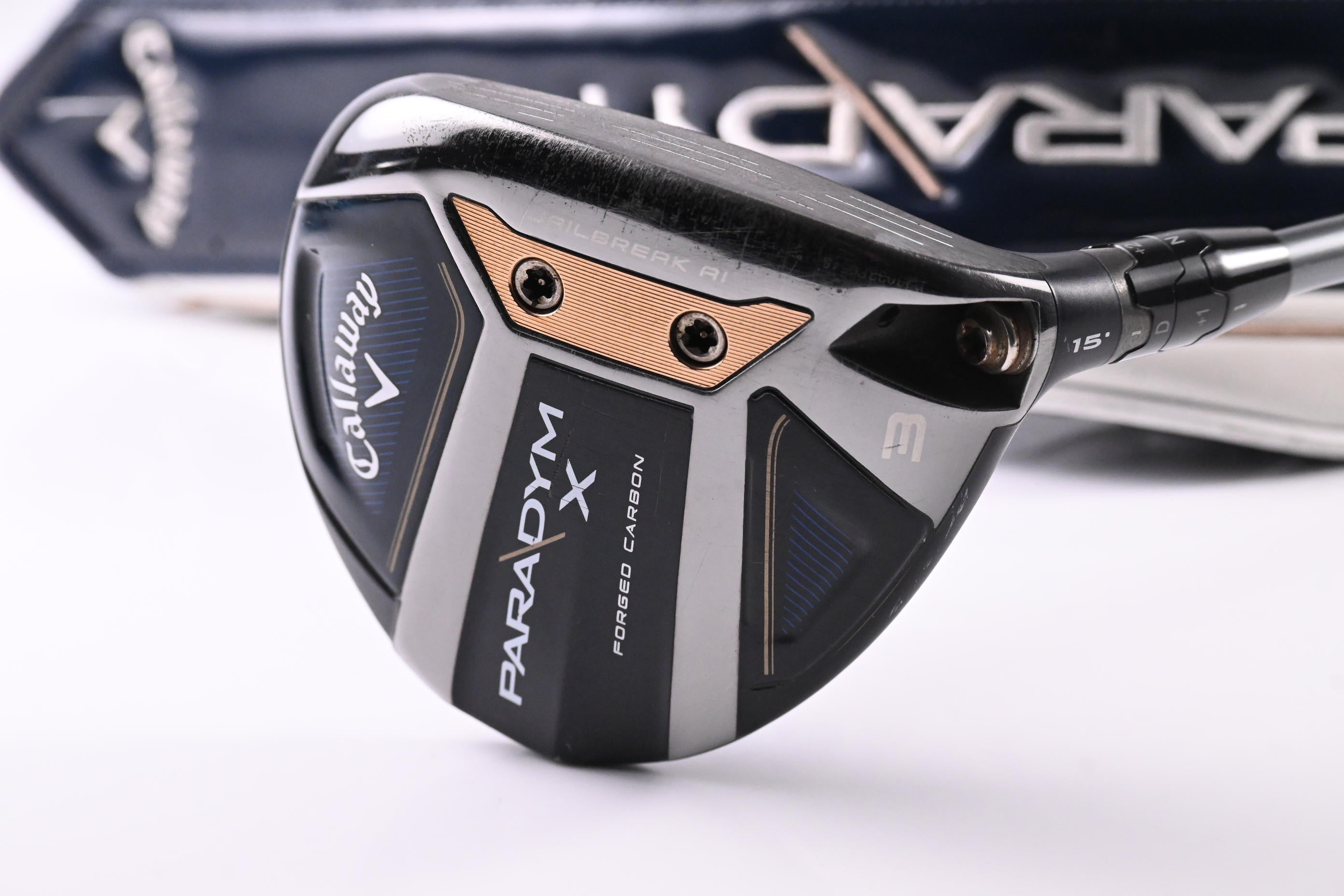 Callaway Paradym X #3 Wood / 15 Degree / Regular Flex HZRDUS GEN4 Silver 60