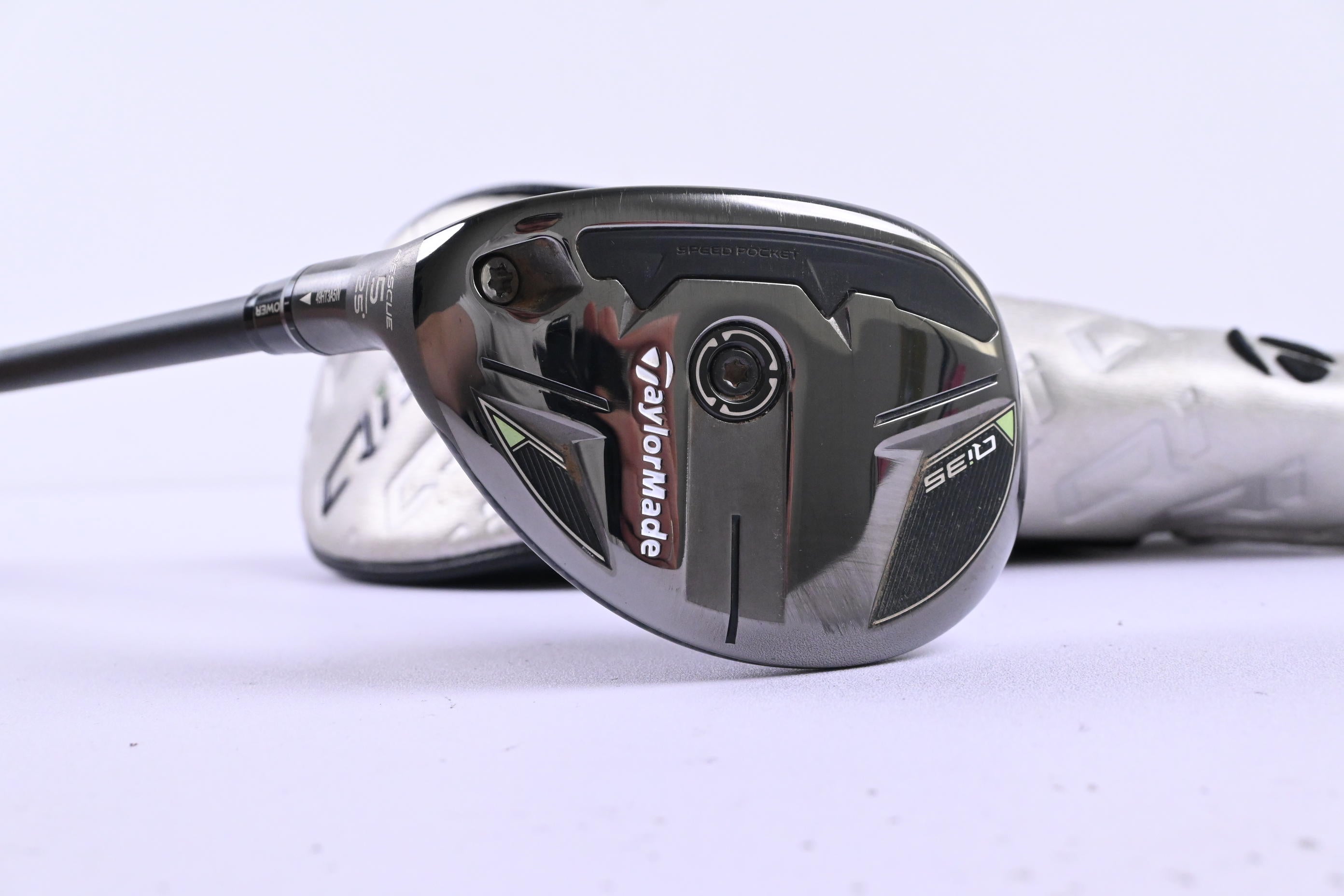 Left Hand Taylormade Qi35 #5 Hybrid / 25 Degree / Regular Flex Ventus Blue 6