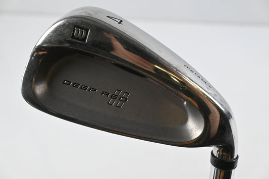 Wilson Deep Red #4 Iron / 24 Degree / Stiff Flex Step Control Shaft