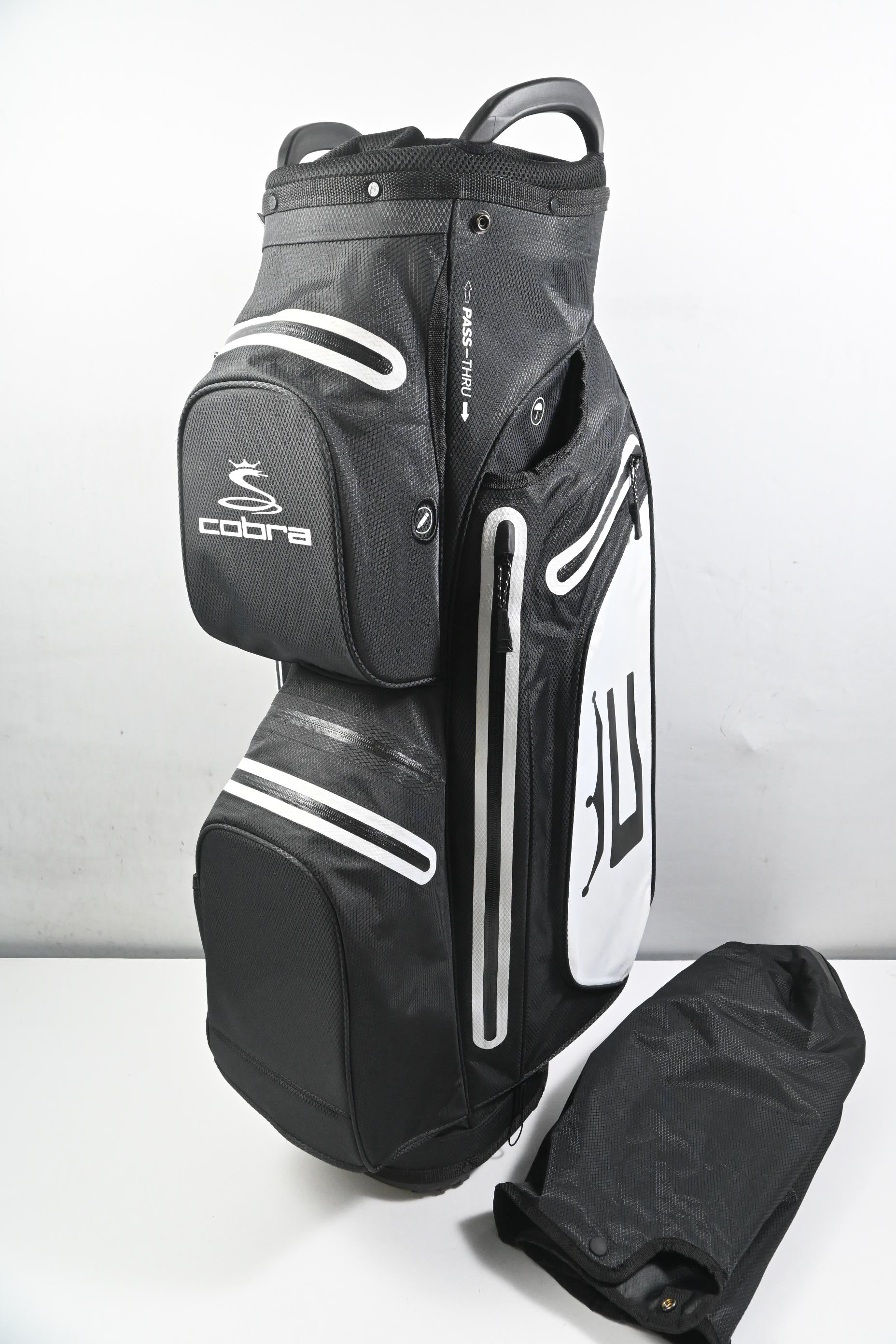 Cobra Ultra Dry Cart Bag / 14-Way Divider / Black, White