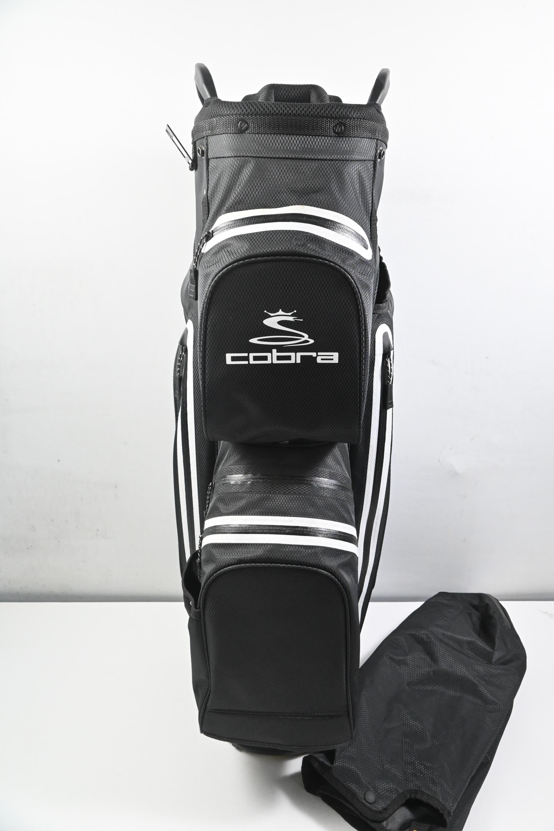 Cobra Ultra Dry Cart Bag / 14-Way Divider / Black, White