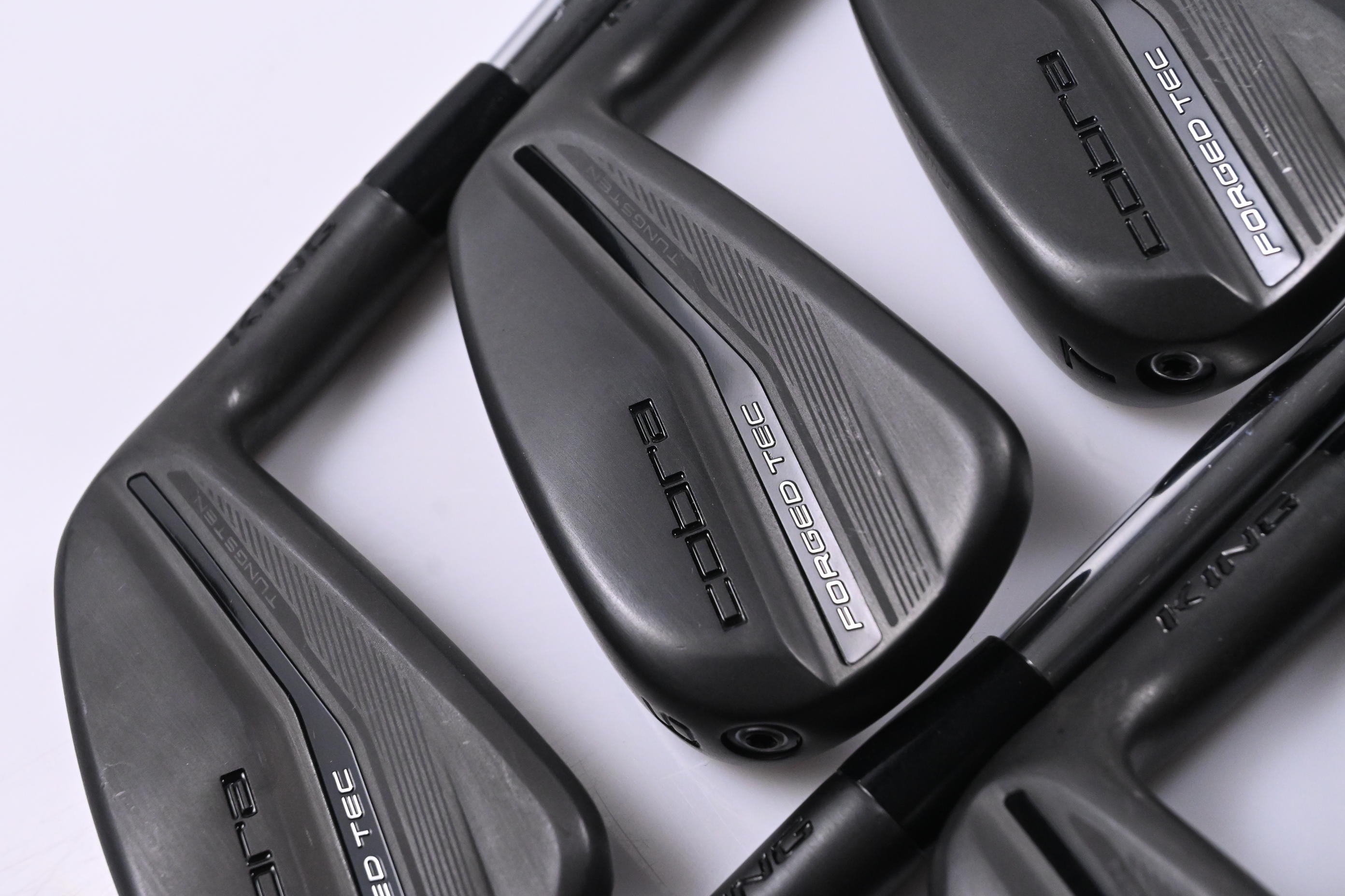 Cobra King Forged Tec 2023 Black Irons / 5-PW / Stiff Flex KBS $-Taper Lite