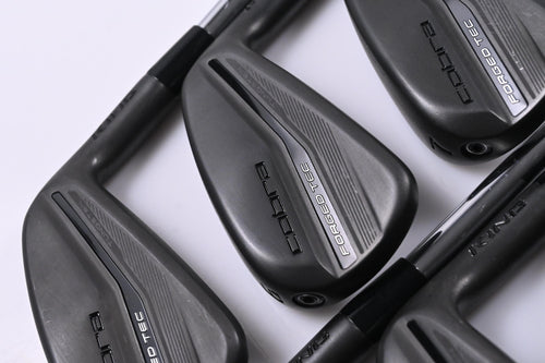 Cobra King Forged Tec 2023 Black Irons / 5-PW / Stiff Flex KBS $-Taper Lite