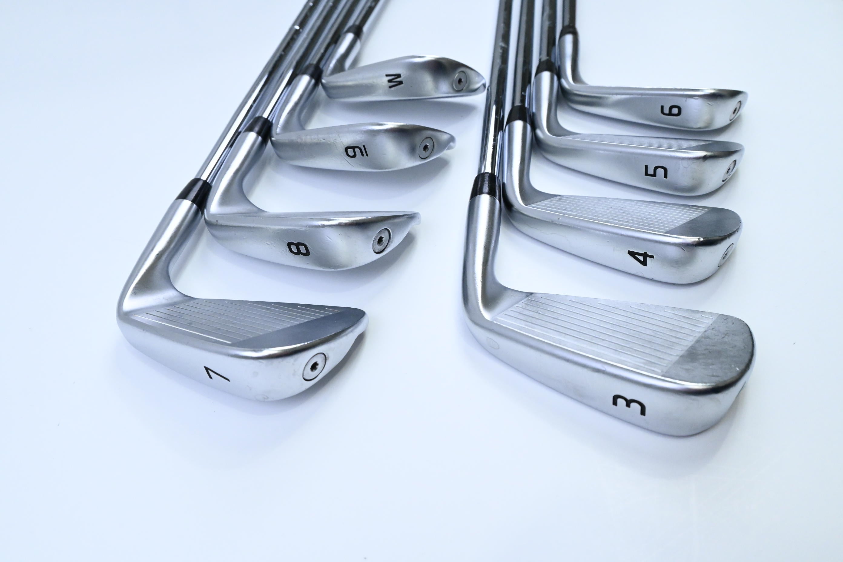 Left Hand Ping Blueprint Irons / 3-PW / Black Dot / Stiff Flex Dynamic Gold 120
