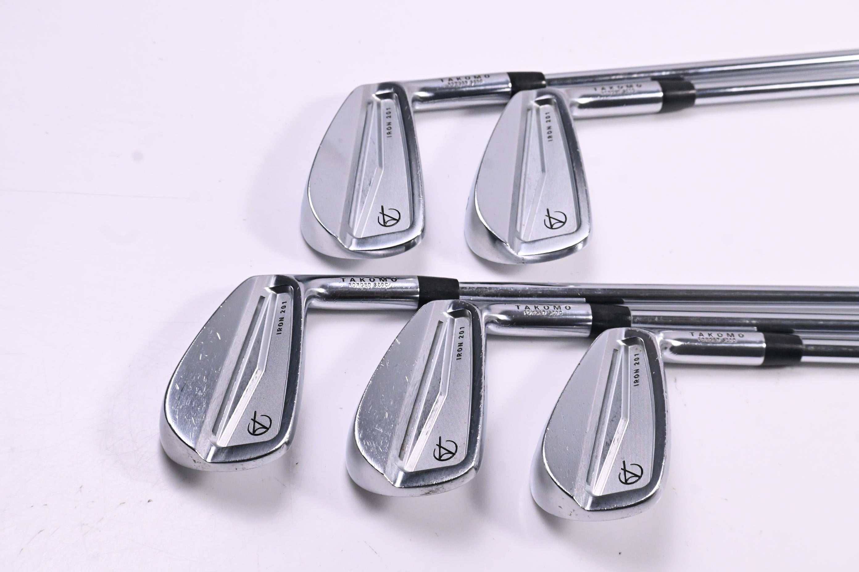 Takomo 201 Irons / 4-8i / Stiff Flex KBS Tour 120 Shafts