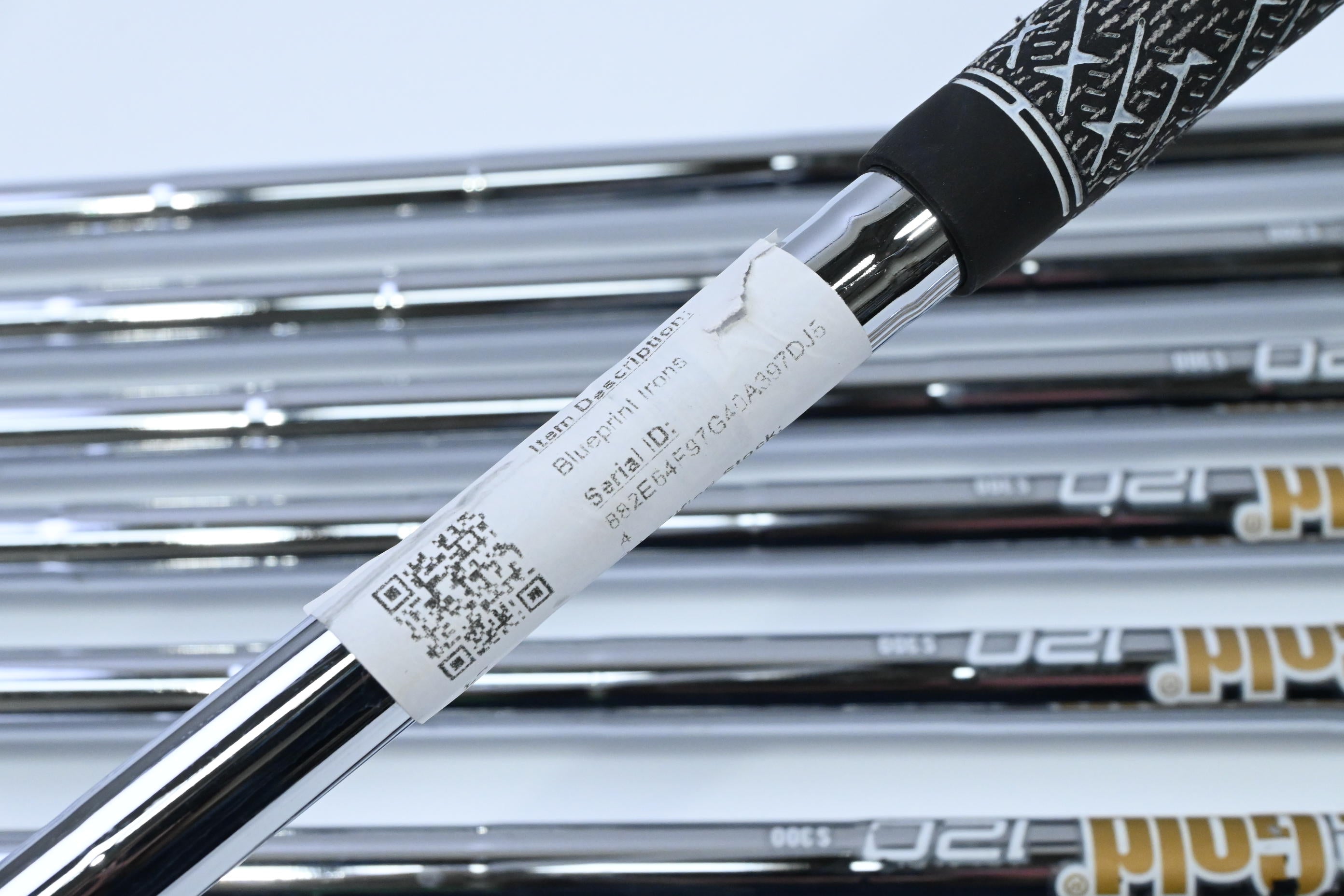 Left Hand Ping Blueprint Irons / 3-PW / Black Dot / Stiff Flex Dynamic Gold 120