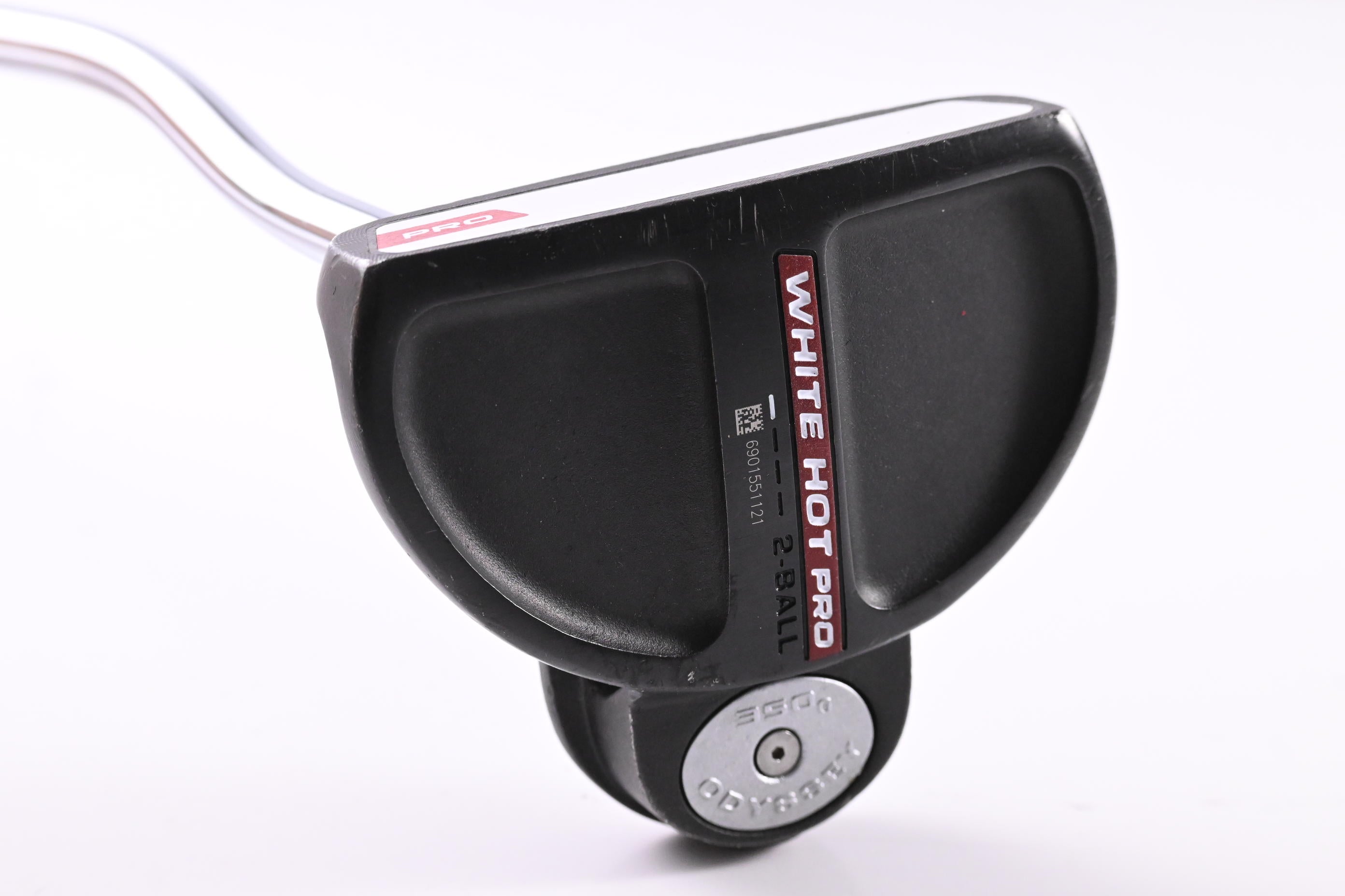 Left Hand Odyssey White Hot Pro Black 2-Ball Putter / 32 Inch