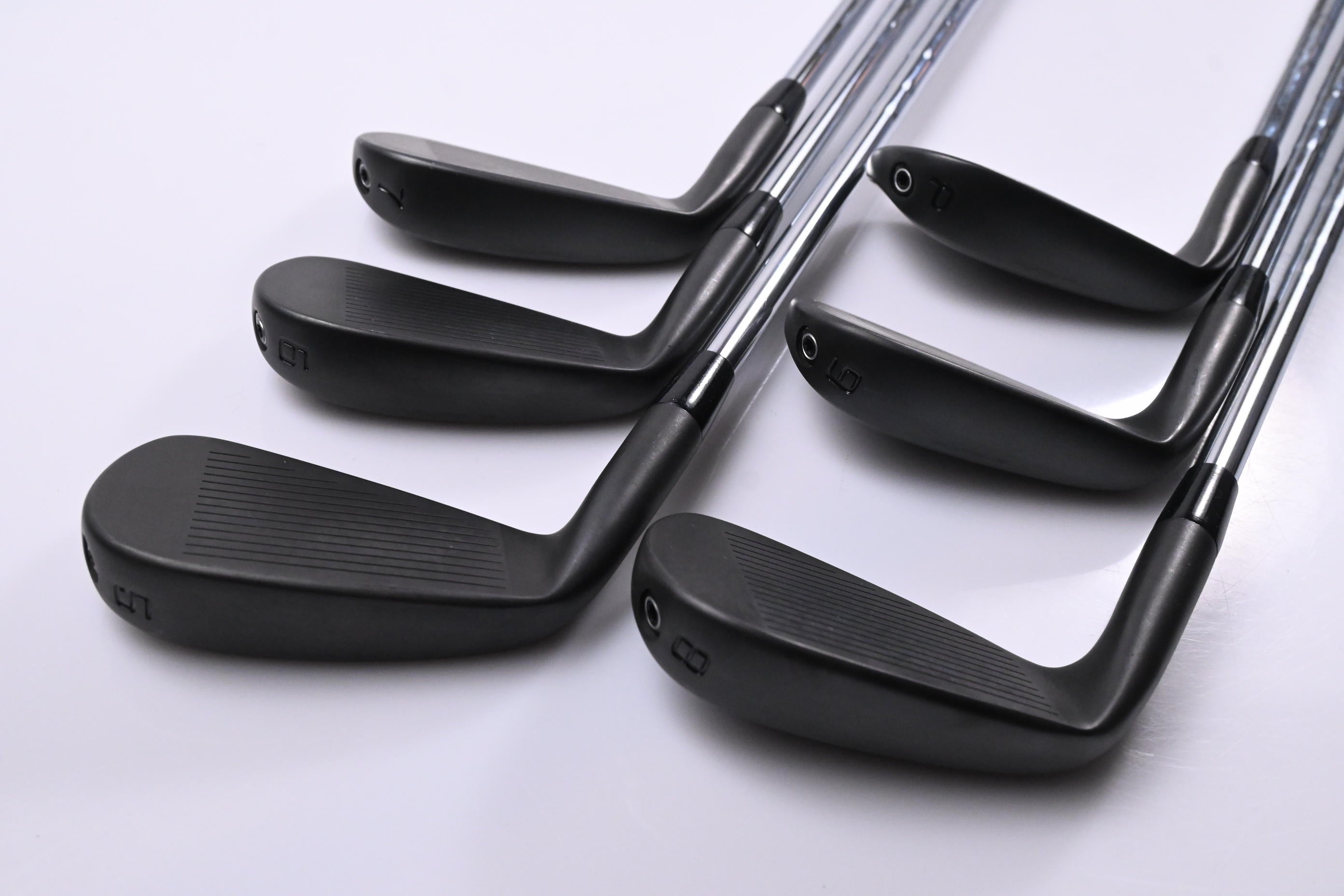 Cobra King Forged Tec 2023 Black Irons / 5-PW / Stiff Flex KBS $-Taper Lite