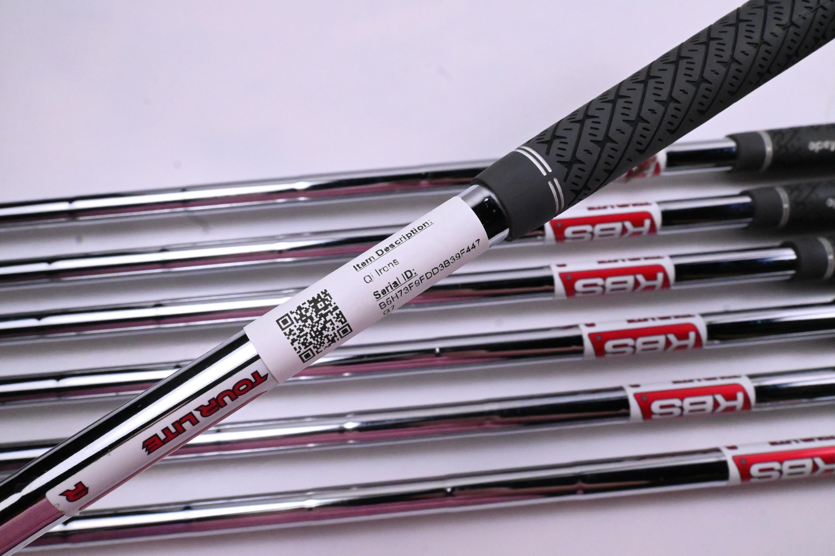 Taylormade Qi Irons / 5-PW+SW / Regular Flex KBS Tour Lite Shafts