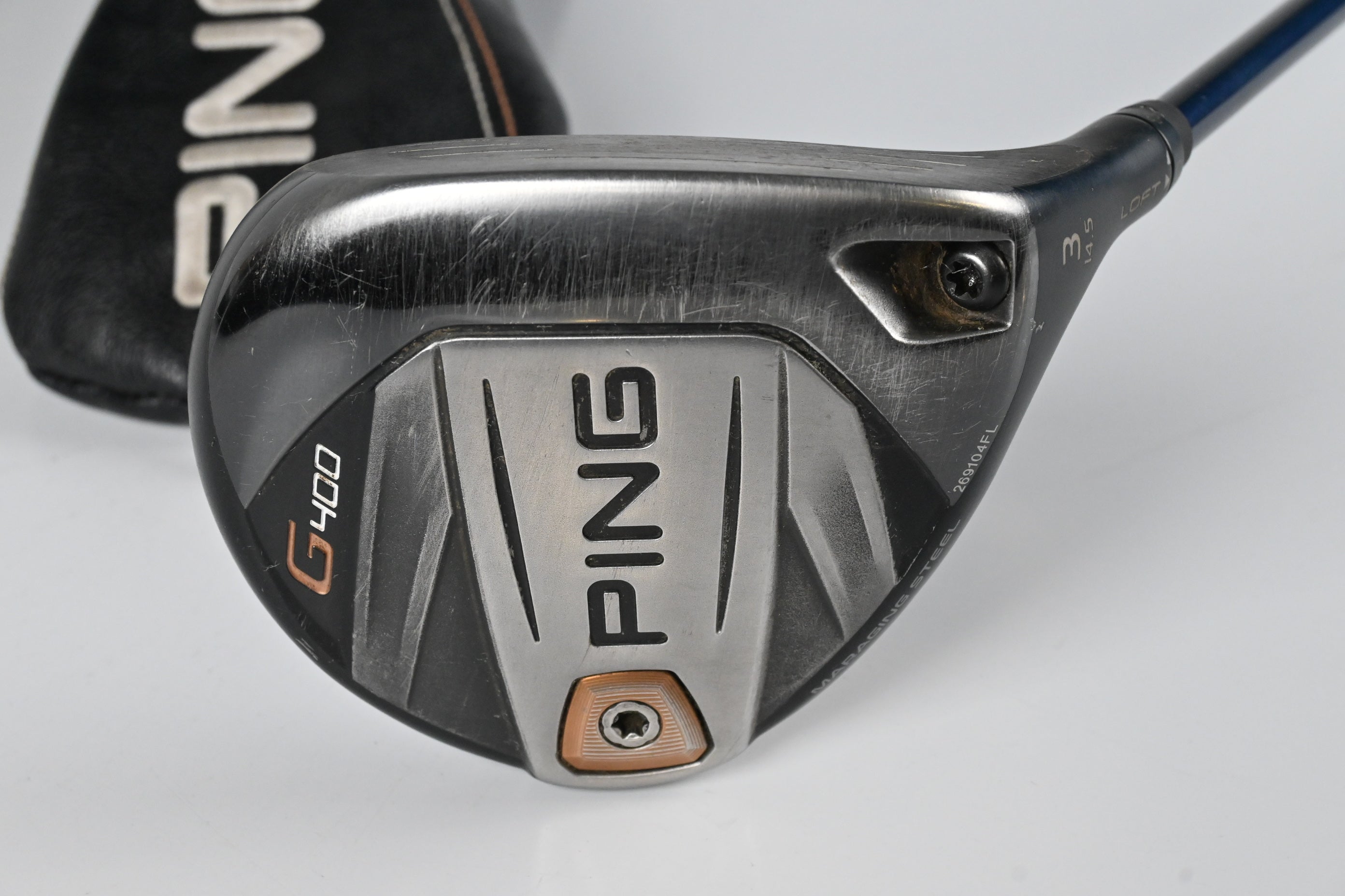 Ping G400 #3 Wood / 14.5 Degree / Regular Flex Fujikura Ventus Blue 5 Shaft