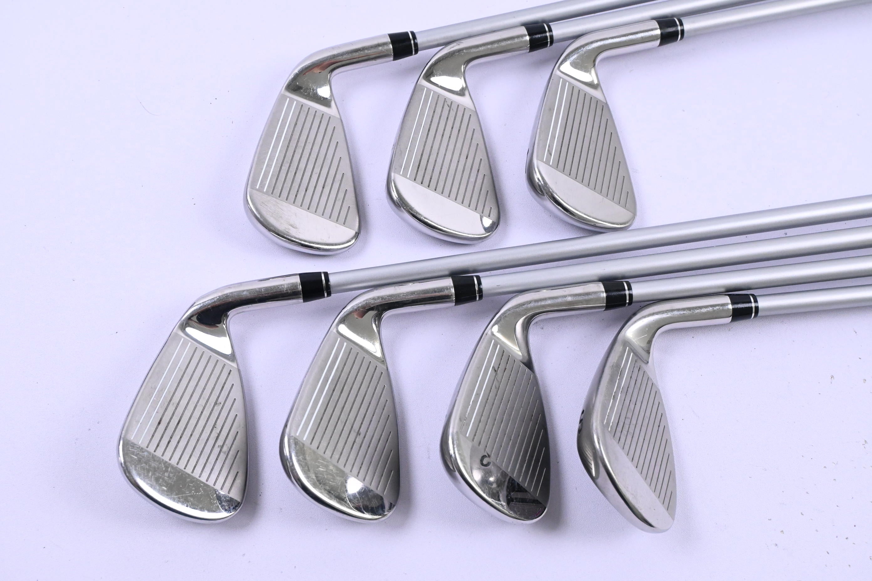 Left Hand Callaway X2 Hot Irons / 5-PW+SW / Ladies Flex Callaway X2 Hot Shafts