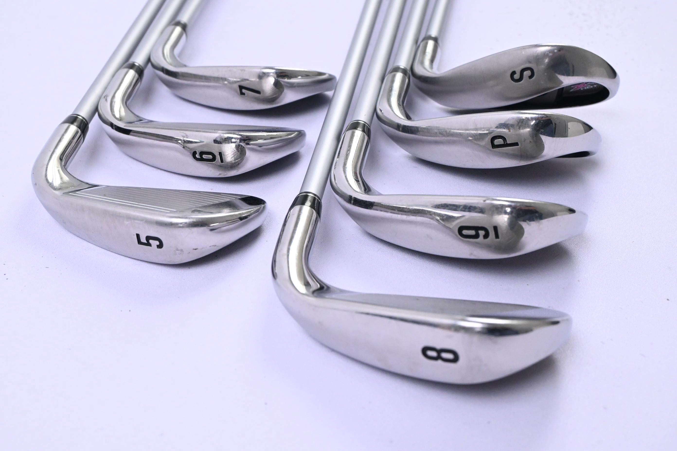 Left Hand Callaway X2 Hot Irons / 5-PW+SW / Ladies Flex Callaway X2 Hot Shafts