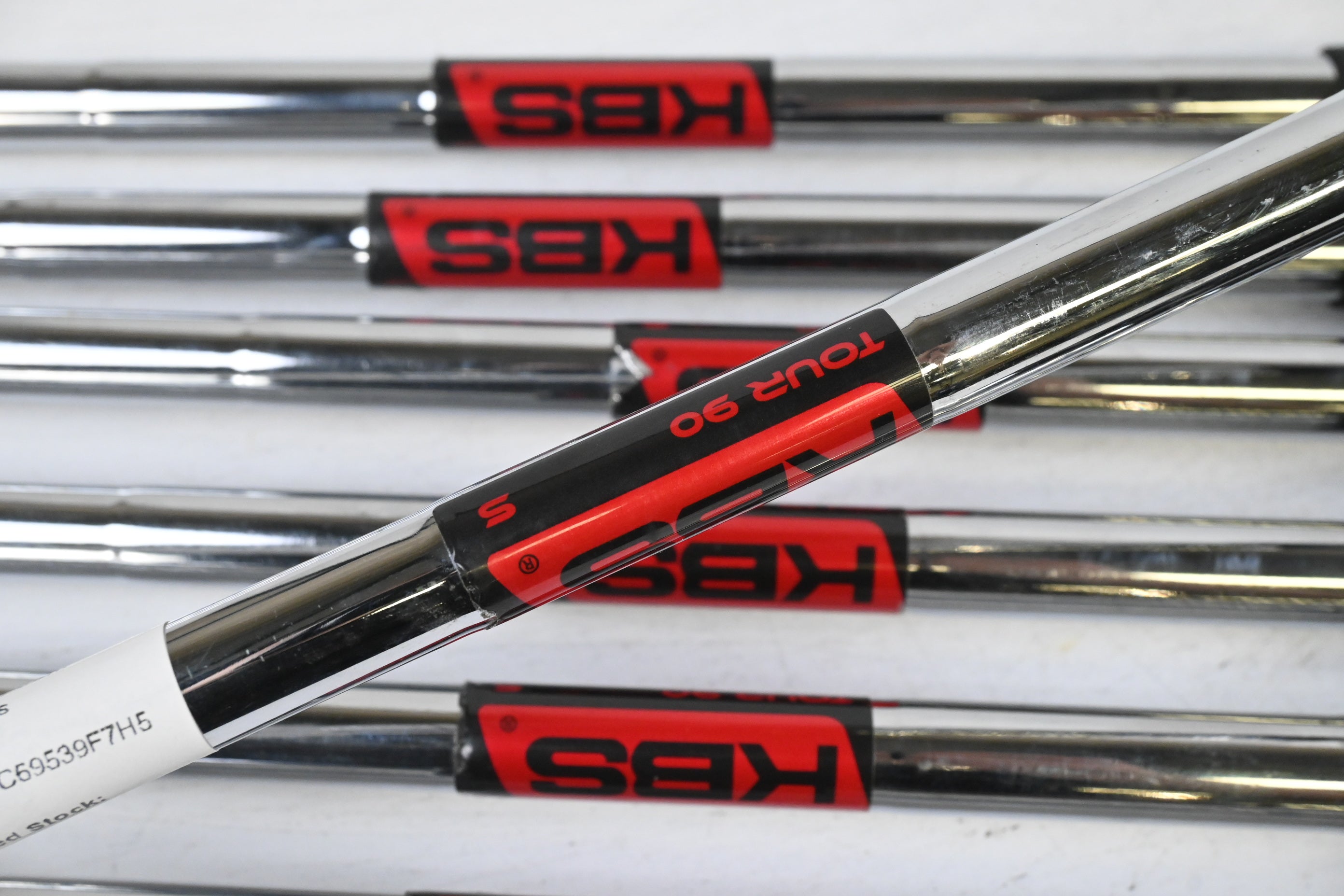 Cobra King F9 Irons / 5-PW+SW / Stiff Flex KBS Tour 90 Shafts