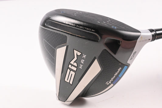 Taylormade SIM Max Driver / 10.5 Degree / Stiff Flex Fujikura Ventus Blue 6