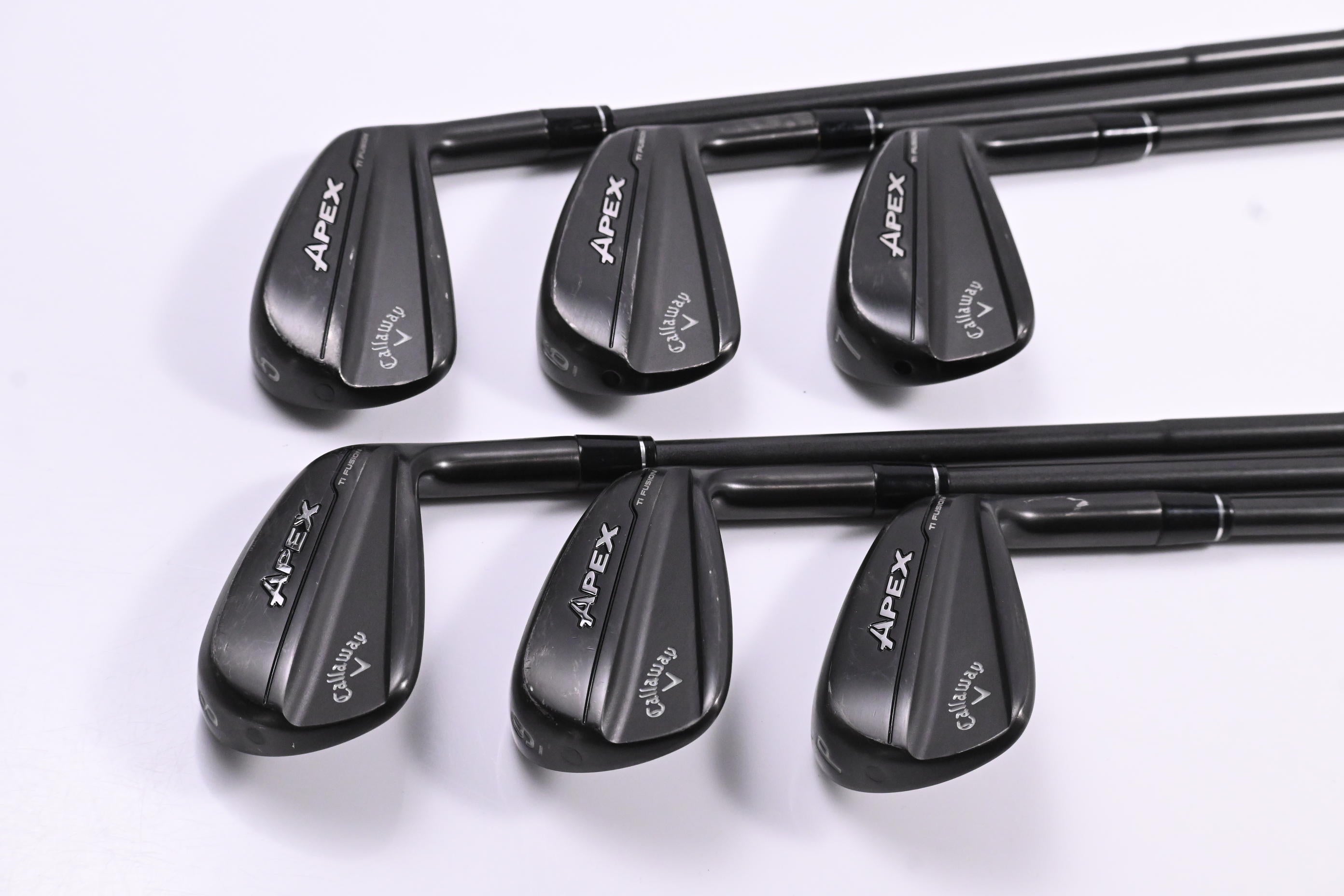 Callaway Apex Ti Fusion Irons / 5-PW / Stiff Flex Dynamic Gold 100 S300 Shafts