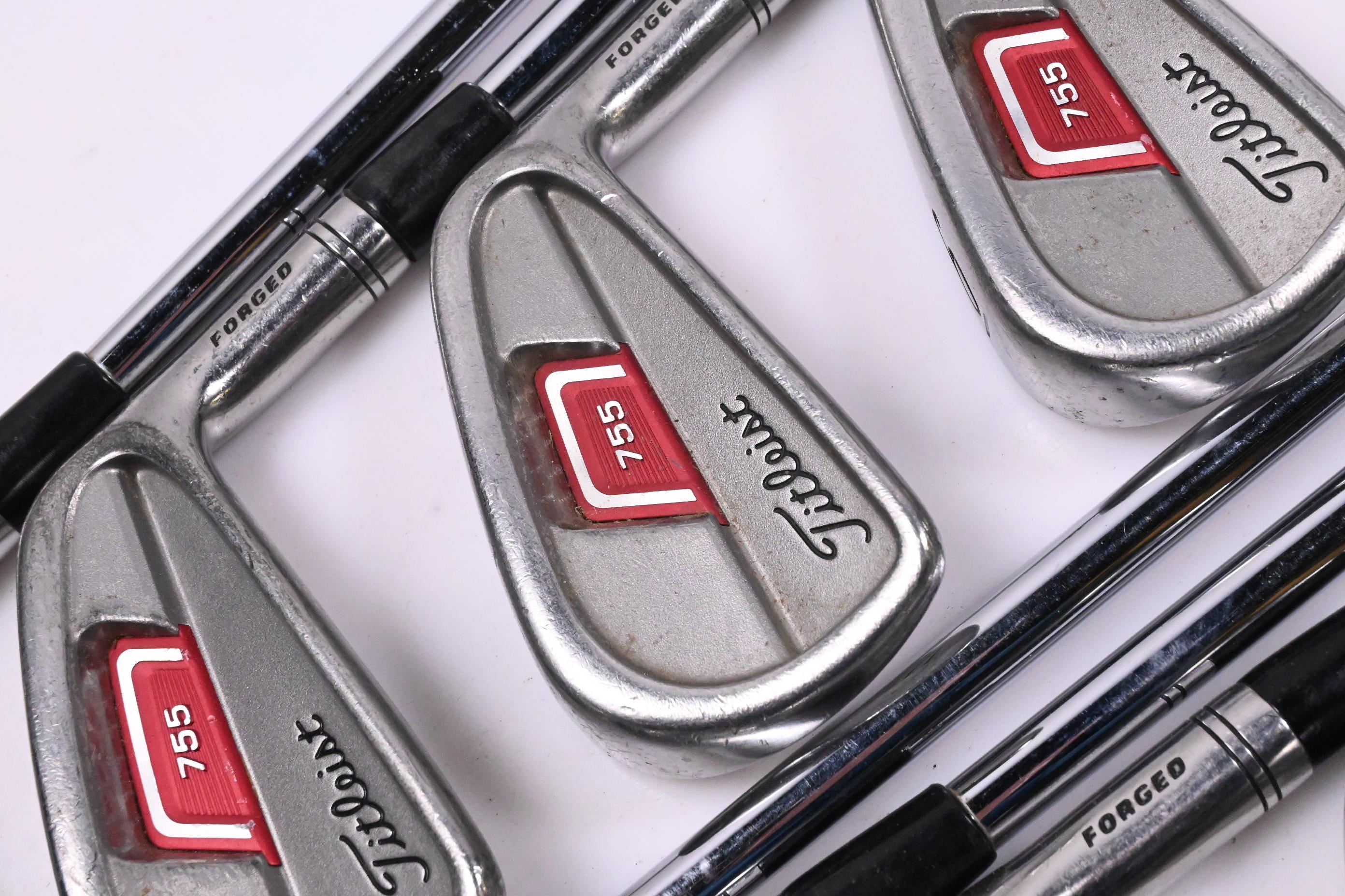 Titleist 755 Forged Irons / 3-PW / Regular Flex Titleist Tri Spec Shafts
