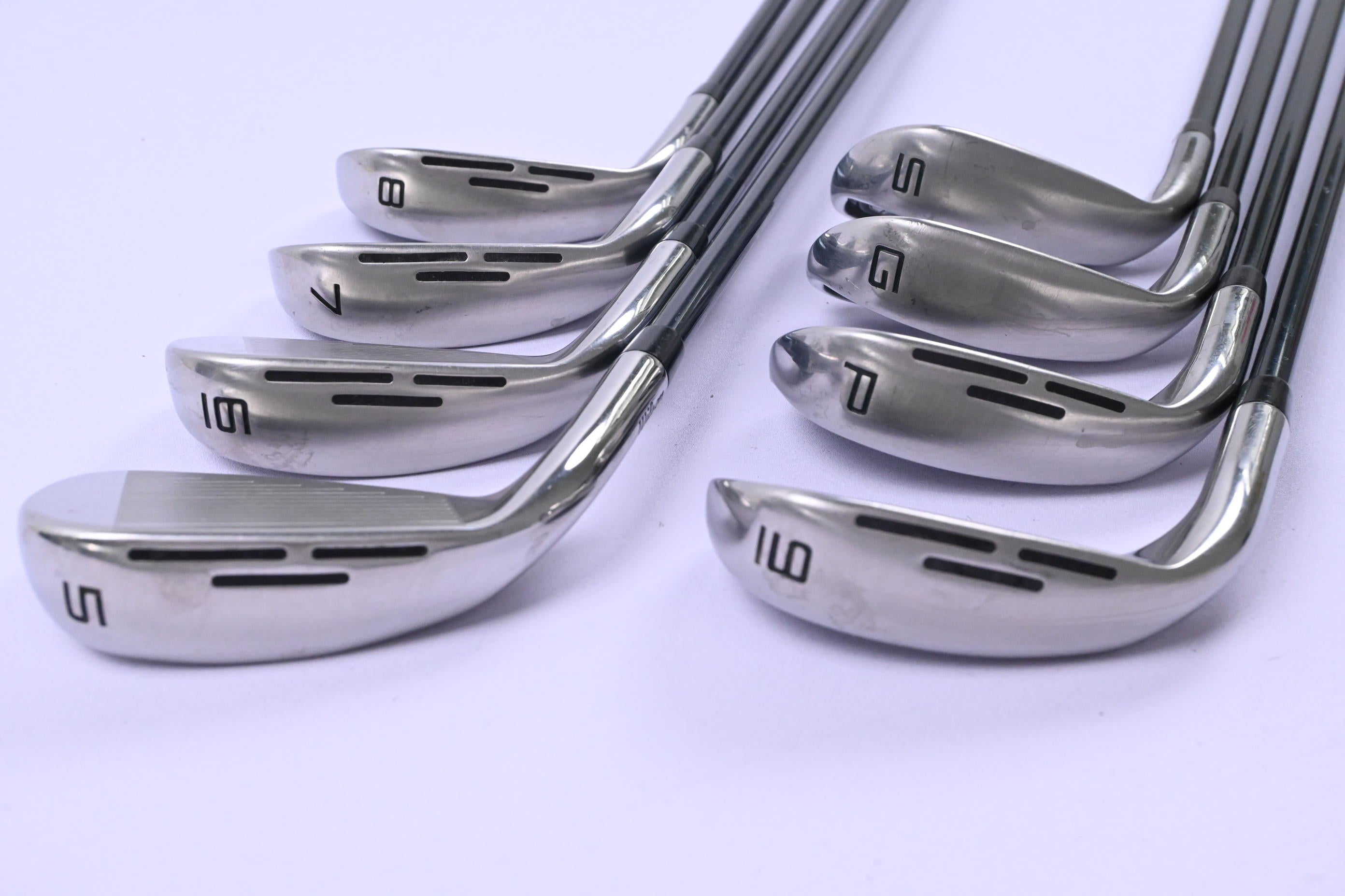 Wilson Dynapower 2023 Irons / 5-PW+GW+SW / Regular Flex Recoil Dart 65 Shafts