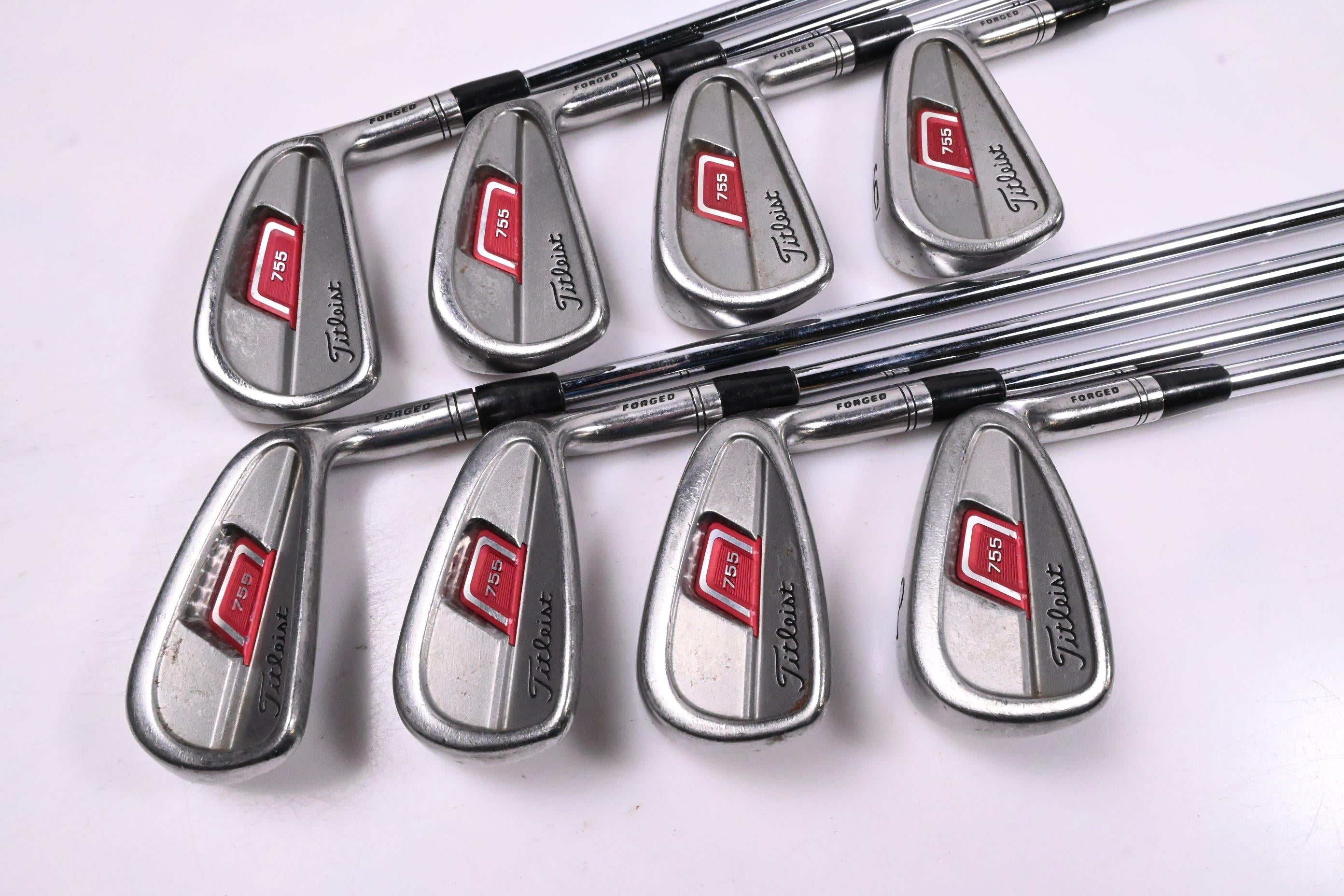 Titleist 755 Forged Irons / 3-PW / Regular Flex Titleist Tri Spec Shafts
