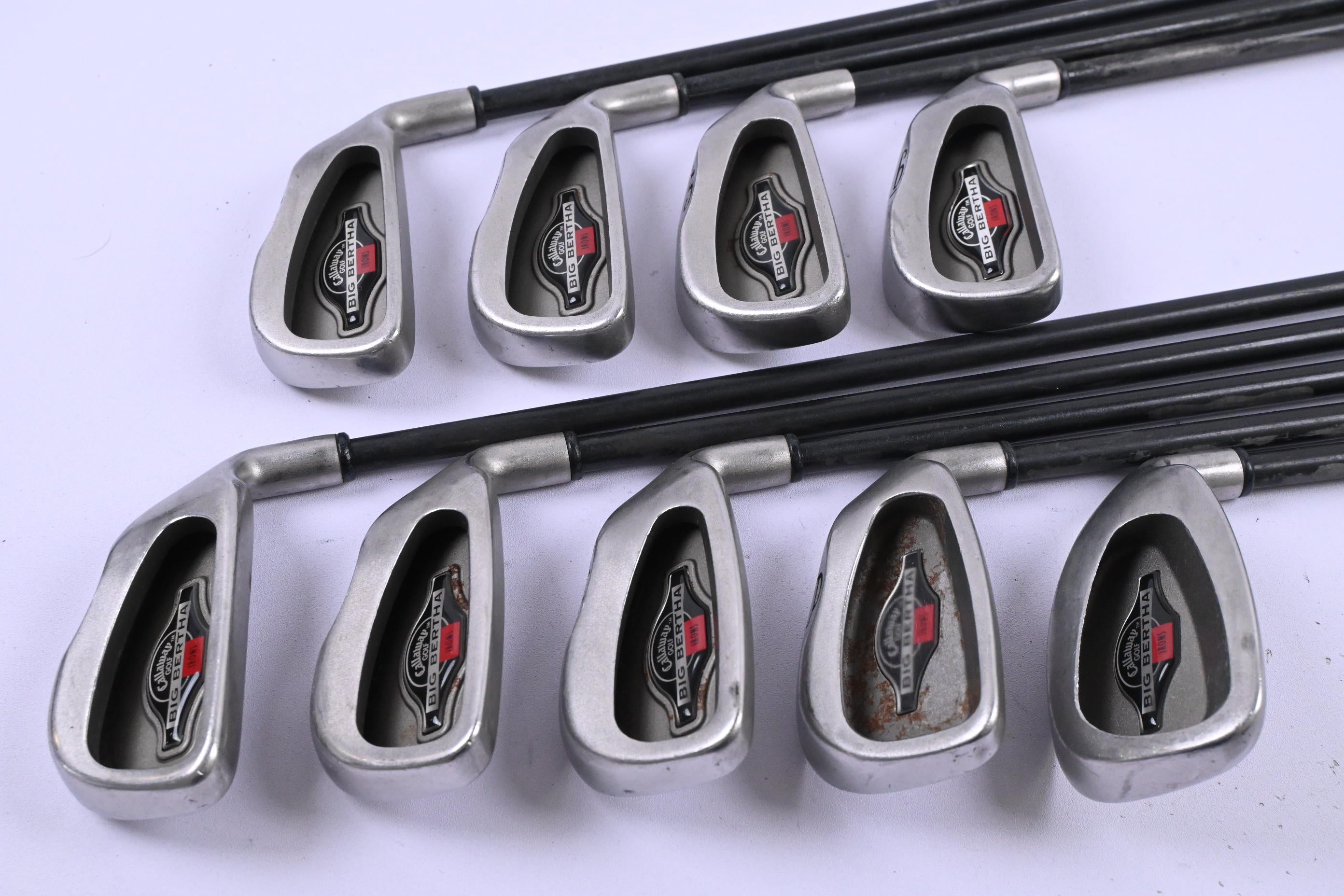 Callaway Big Bertha 1996 Irons / 3-PW+SW / Regular Flex Callaway RCH 96 Shafts