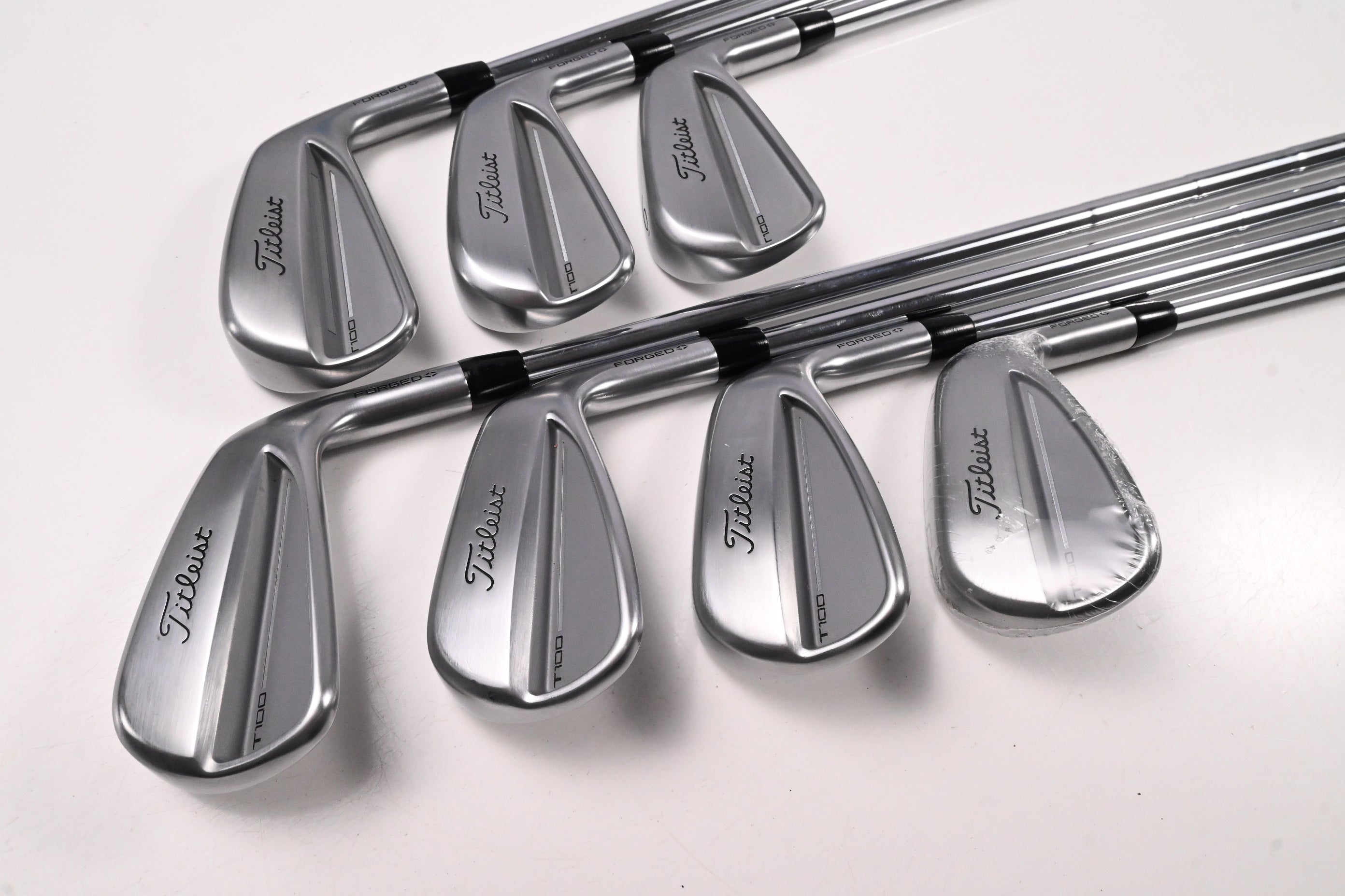 Titleist T100 2025 Irons / 4-PW / Stiff Flex AWT White Shafts