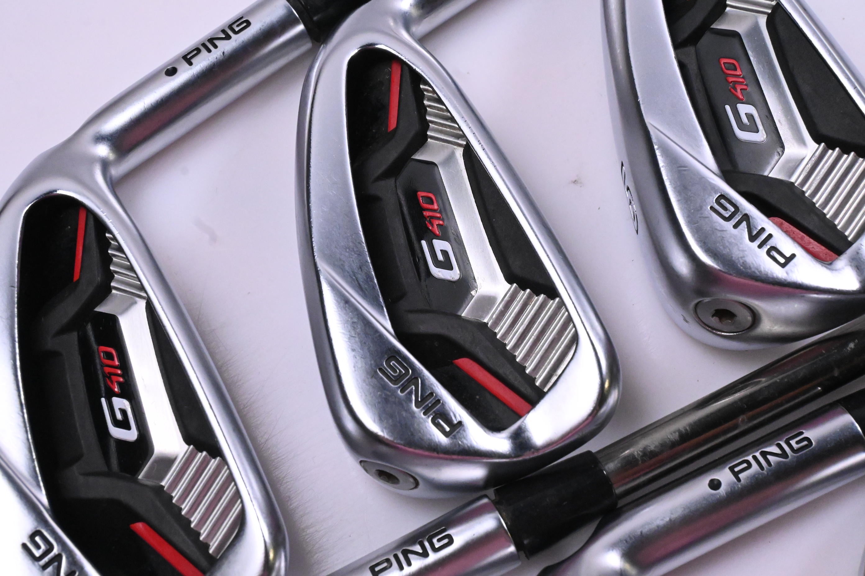 Ping G410 Irons / 4-PW / Black Dot / Regular Flex UST Recoil ES780 Shafts