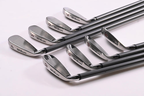 Ladies Wilson Deep Red Irons / 4-PW+SW / Ladies Flex Wilson Fat Shafts
