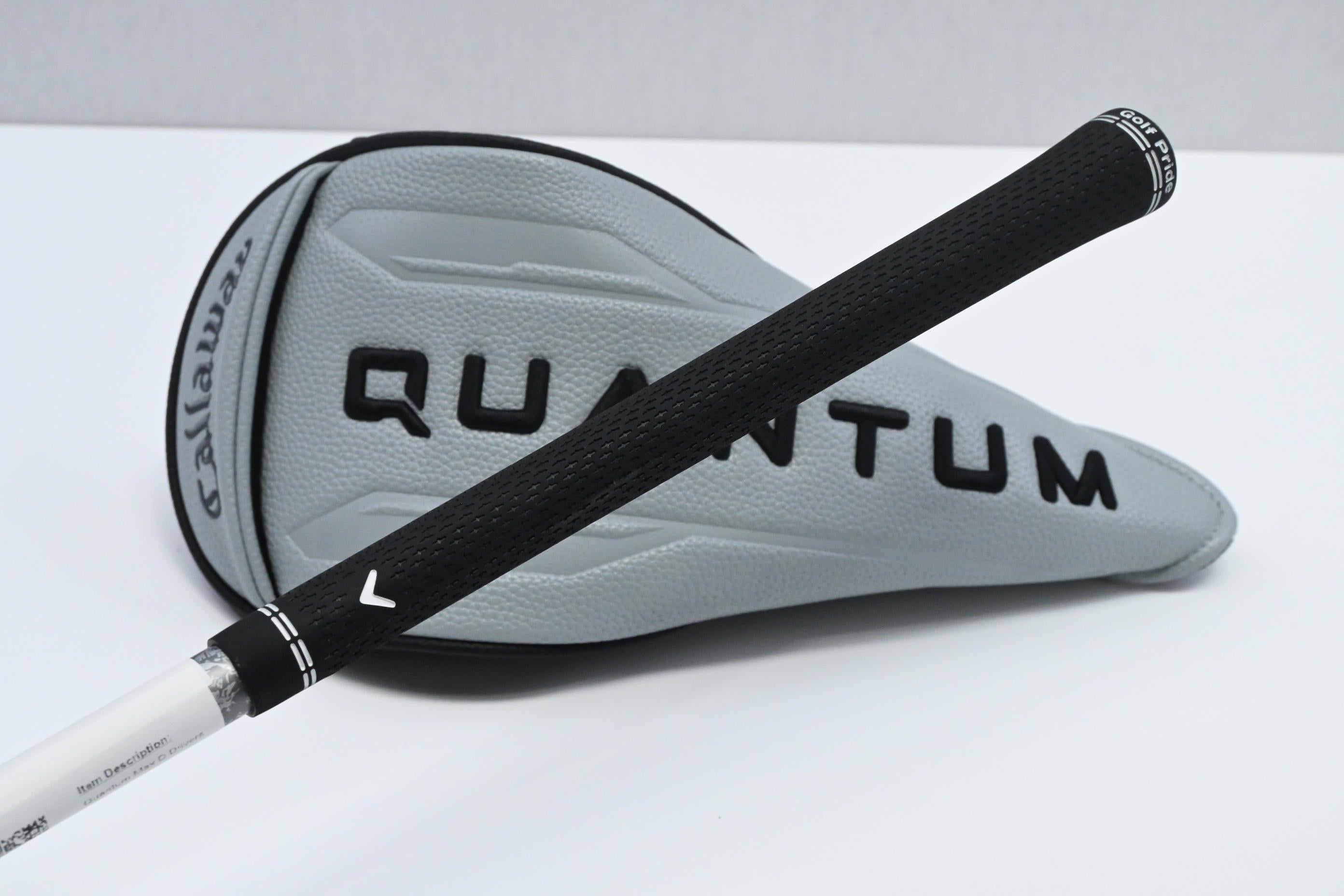 Callaway Quantum Max D Driver / 9 Degree / Stiff Flex Denali Frost White 60
