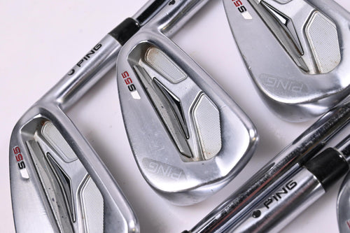 Ping S55 Irons / 4-PW / Black Dot / Stiff Flex KBS Tour 90 Shafts