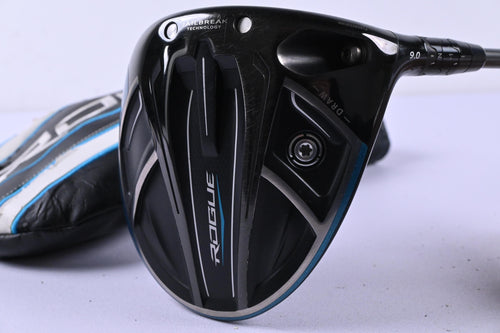 Callaway Rogue Draw Driver / 9 Degree / Stiff Flex Aldila Synergy 50 Shaft