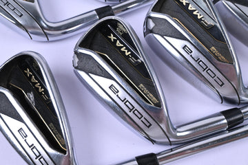 Left Hand Cobra F-Max Irons / 5-PW+SW / Regular Flex True Temper SL Shafts