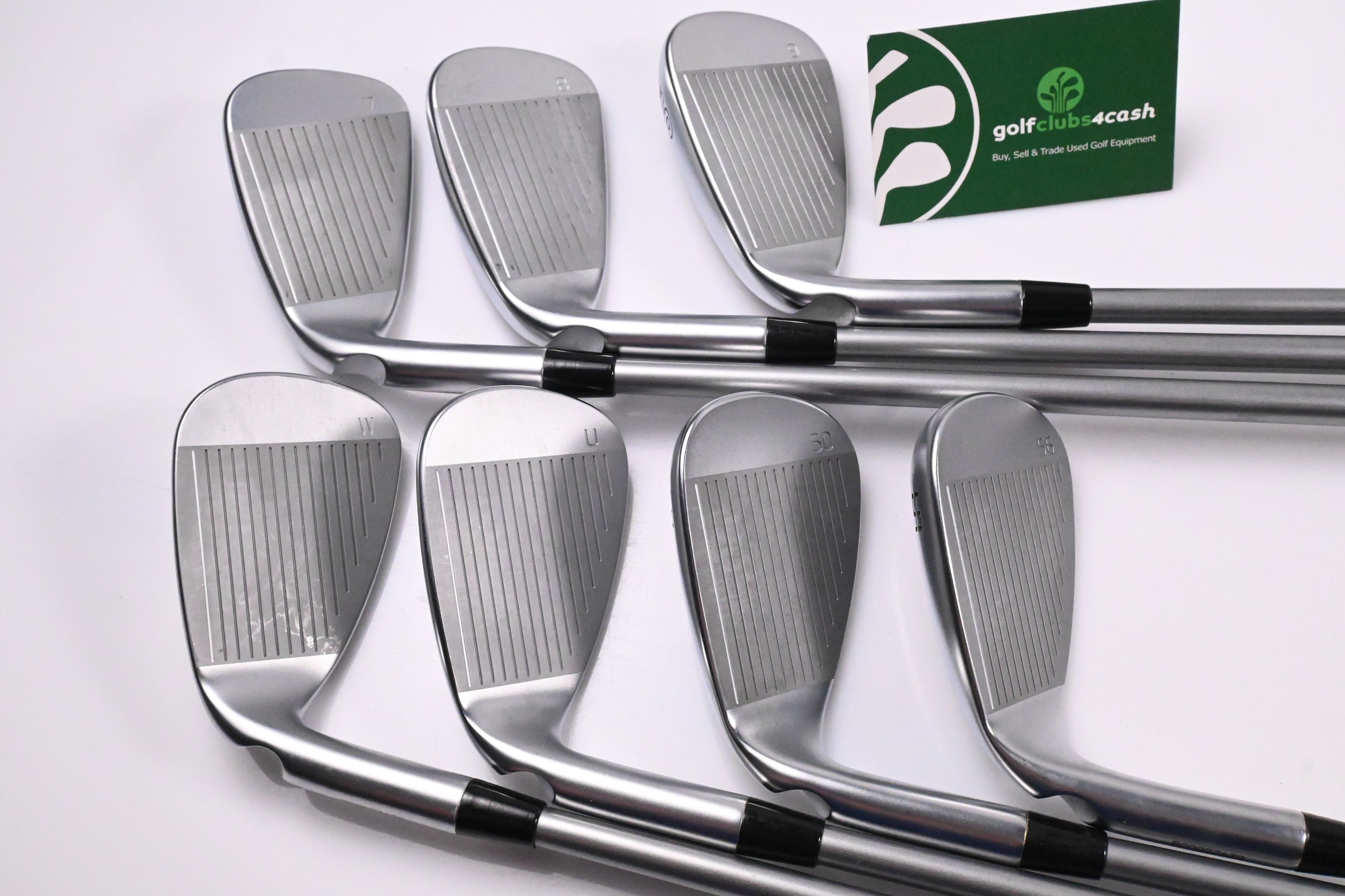 Ping G730 Irons / 7-PW+UW+50°+56° / Silver Dot / Senior Flex Ping Alta Quick 45