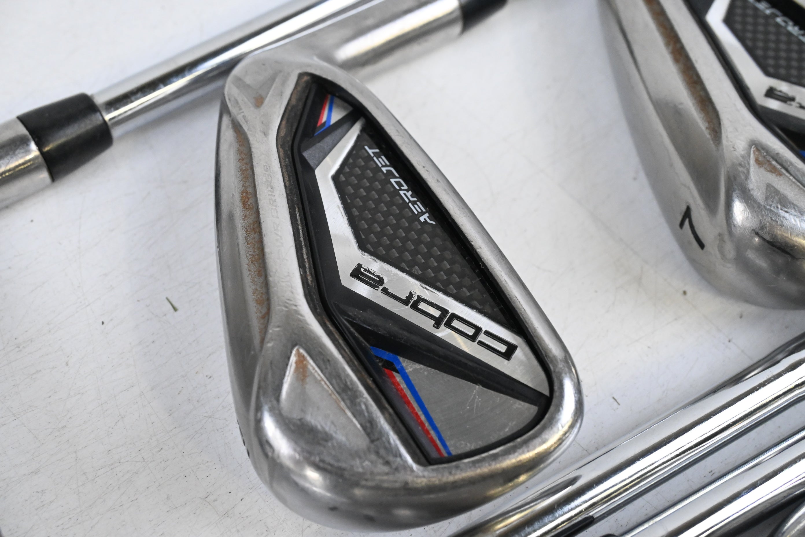 Cobra Aerojet Irons / 5-PW+SW / Stiff Flex Cobra Shafts
