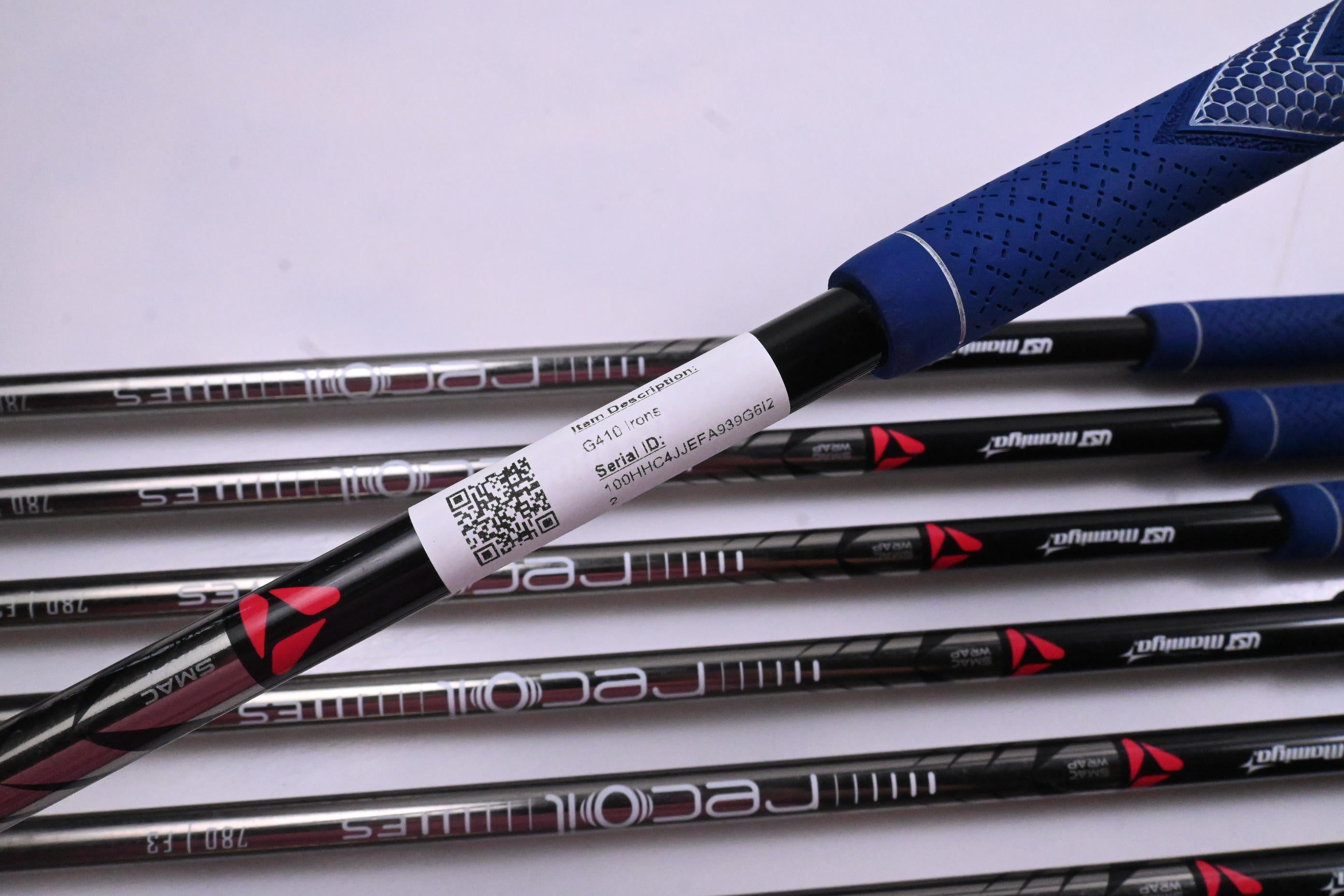 Ping G410 Irons / 4-PW / Black Dot / Regular Flex UST Recoil ES780 Shafts