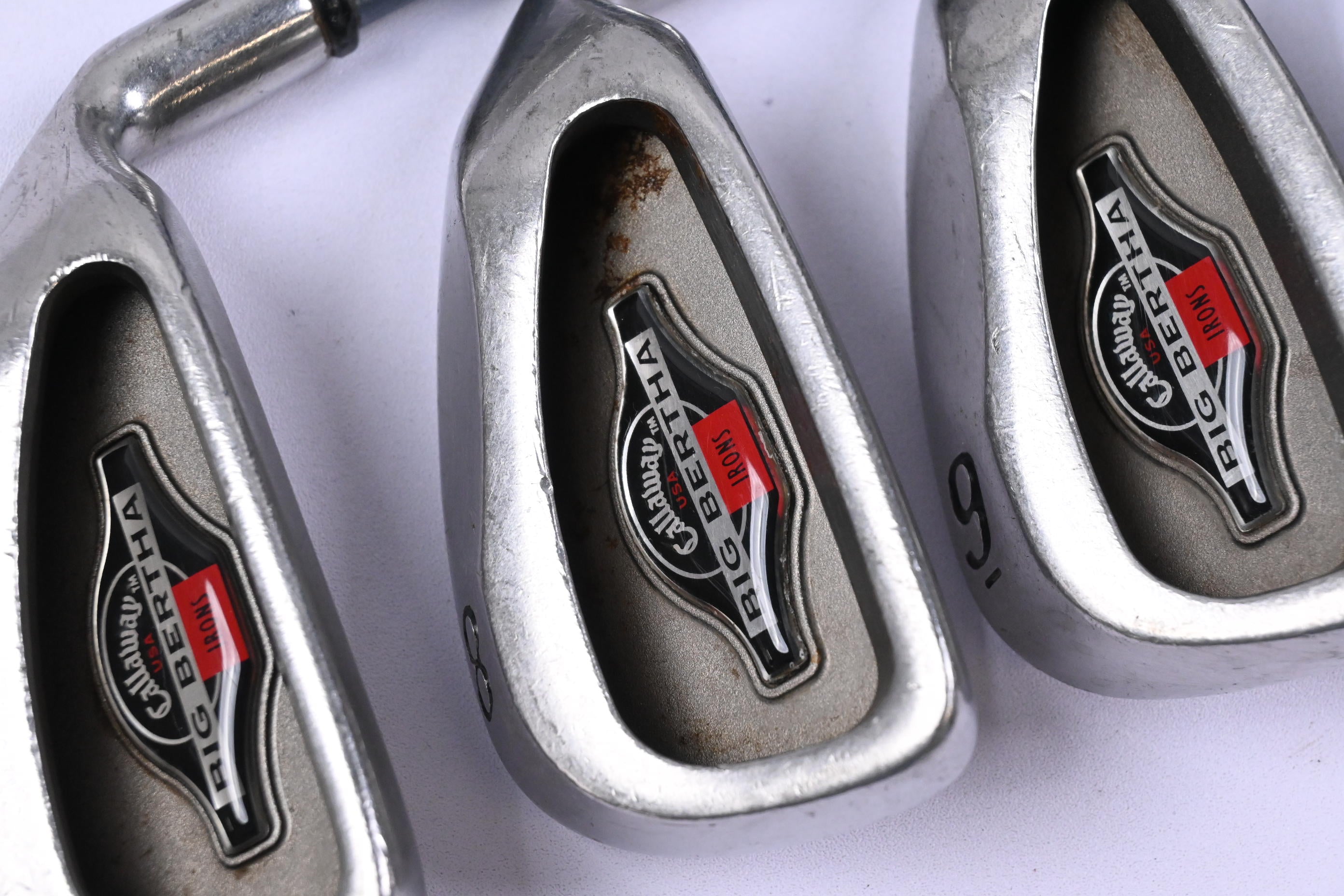 Callaway Big Bertha 1996 Irons / 3-PW+SW / Regular Flex RCH 90 Shafts