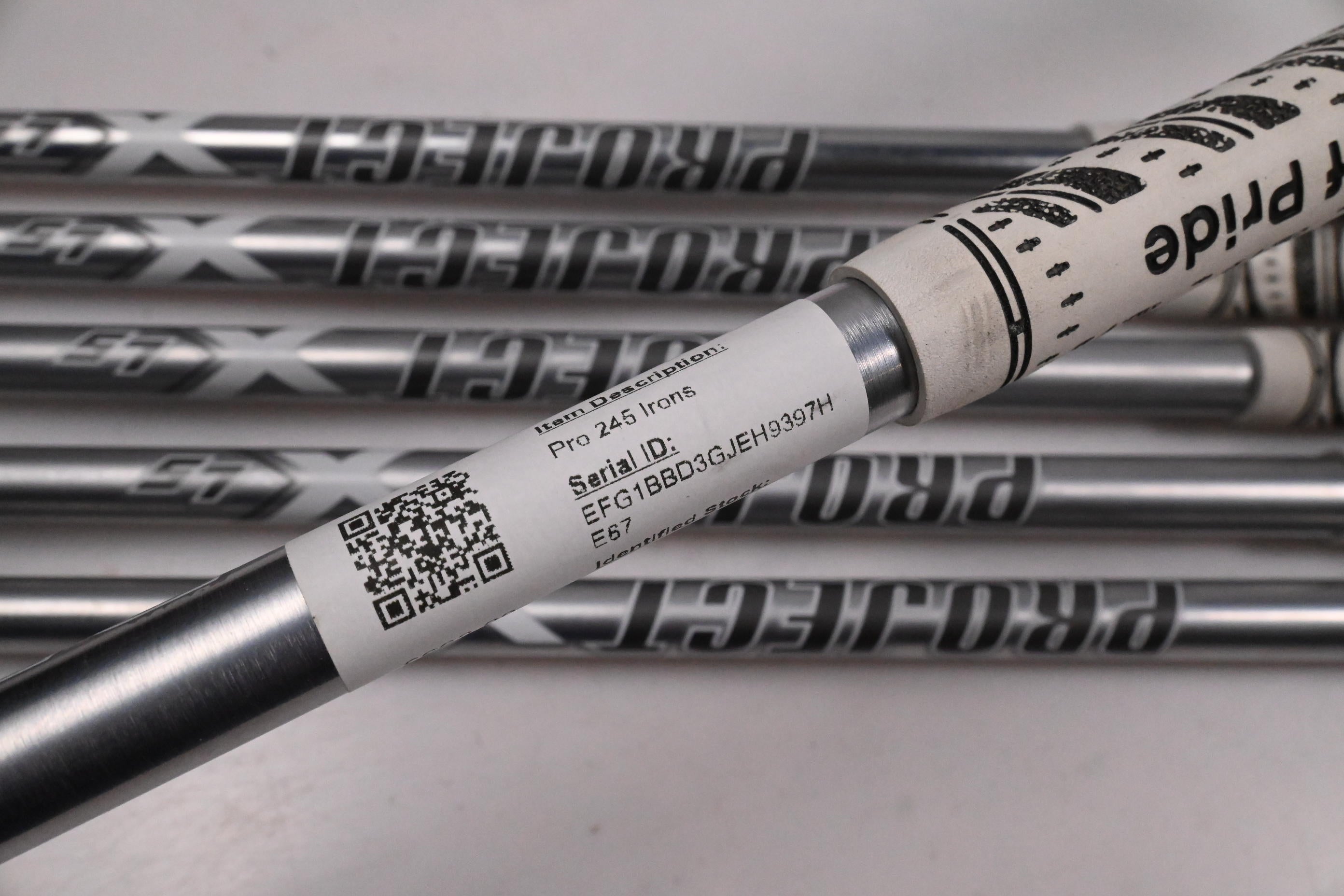 Mizuno Pro 245/243 Irons / 5-PW / X-Flex Project X LS 125 Shafts