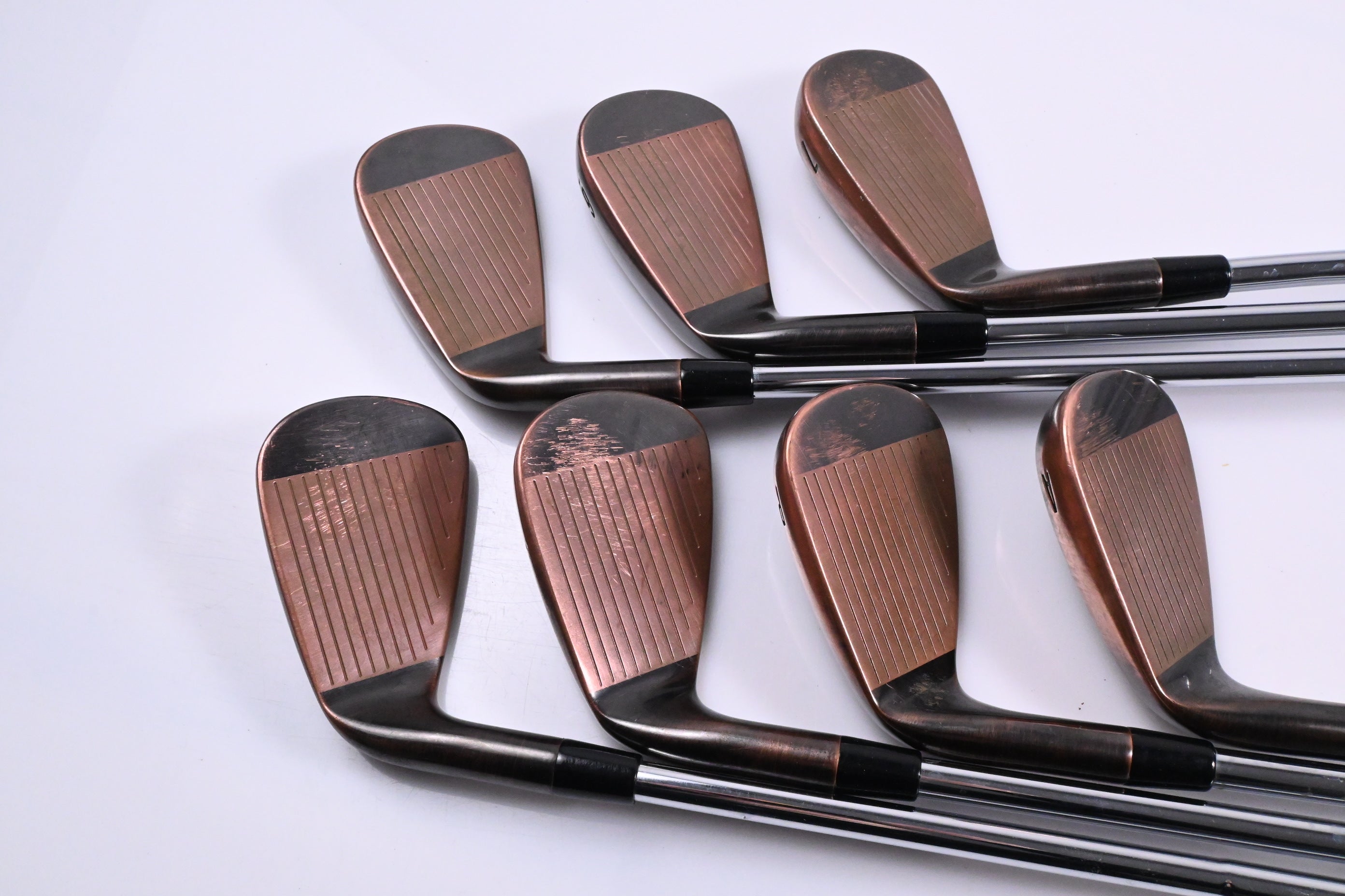 Callaway Apex Ai200 Brushed Copper Irons / 5-PW+GW / Stiff Flex Dynamic Gold Mid