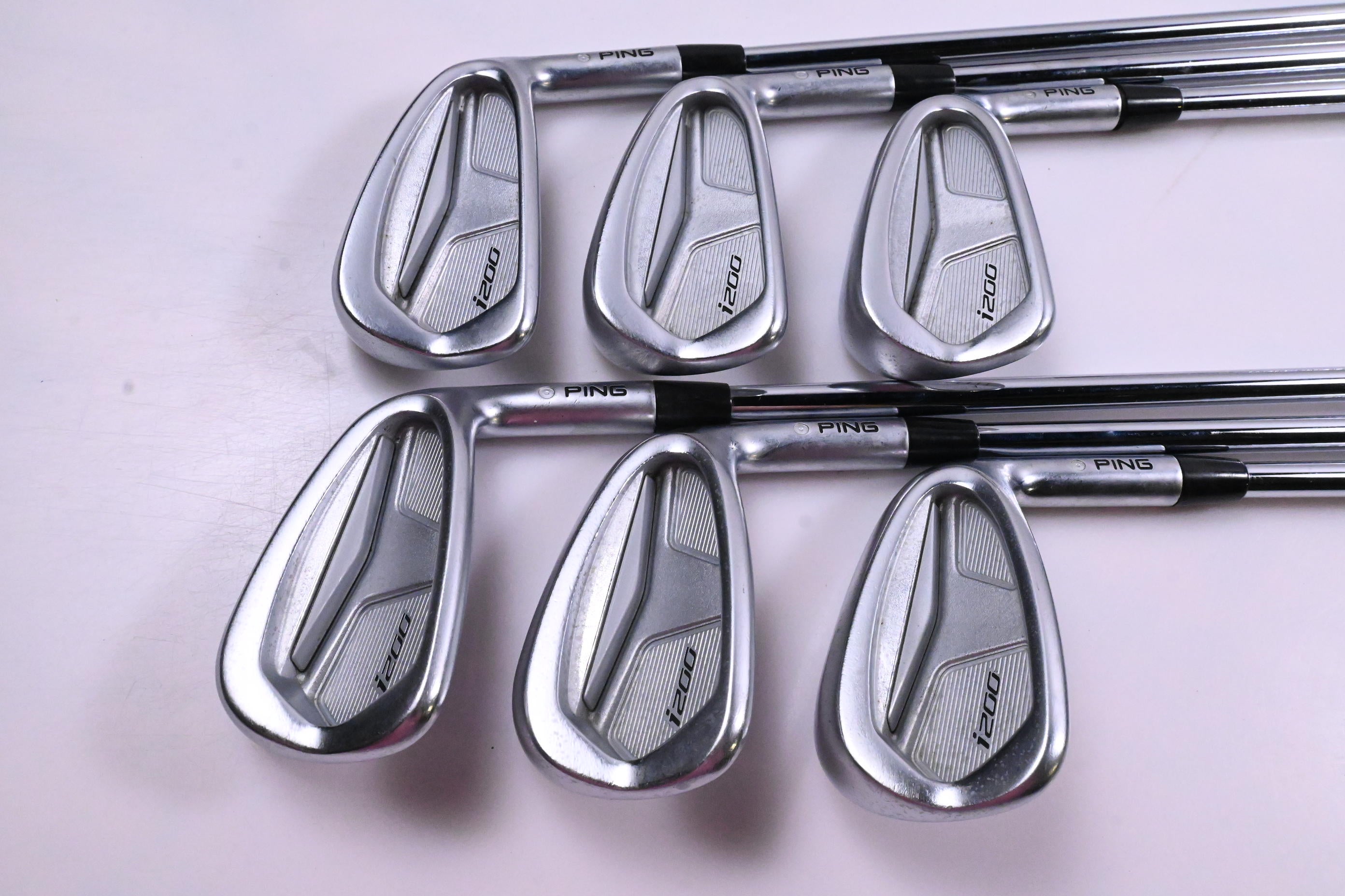Ping i200 Irons / 5-PW / Silver Dot / Regular Flex Ping AWT 2.0 Shafts