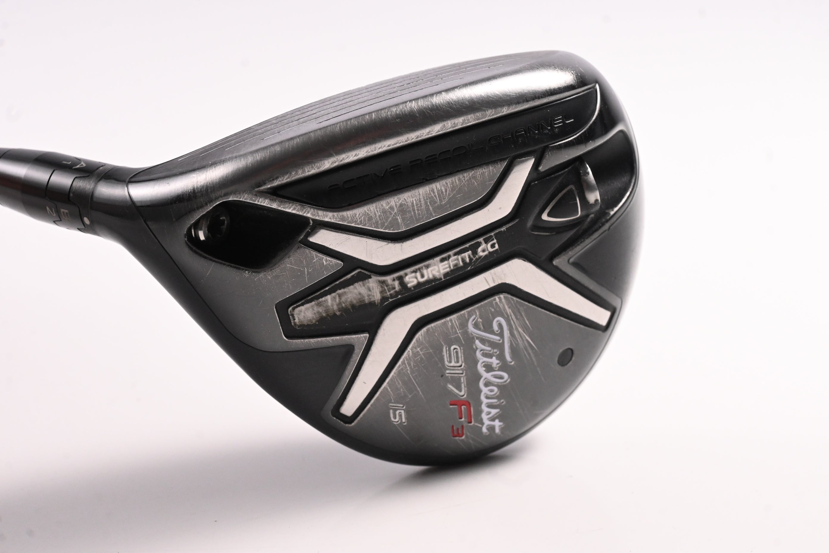 Left Hand Titleist 917 F2 #3 Wood / 15 Degree / Stiff Flex HZRDUS Smoke Black 70