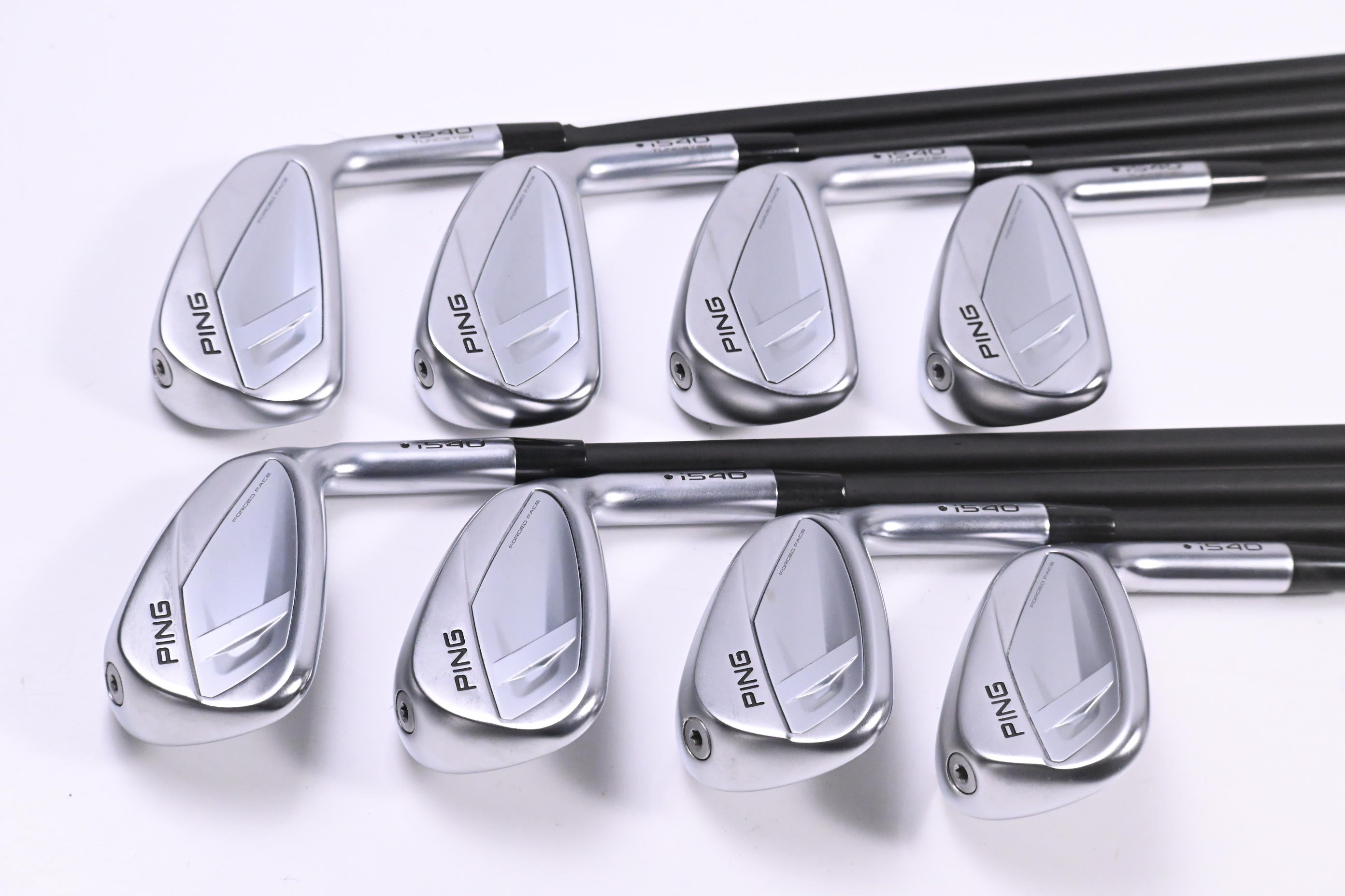 Ping i540 Irons / 4-PW+UW / Black Dot / Regular Flex Ping Alta CB Blue AWT