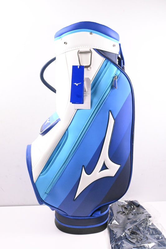 Mizuno Tour '25 Cart Bag / 5-Way Divider / Blue,Navy & White