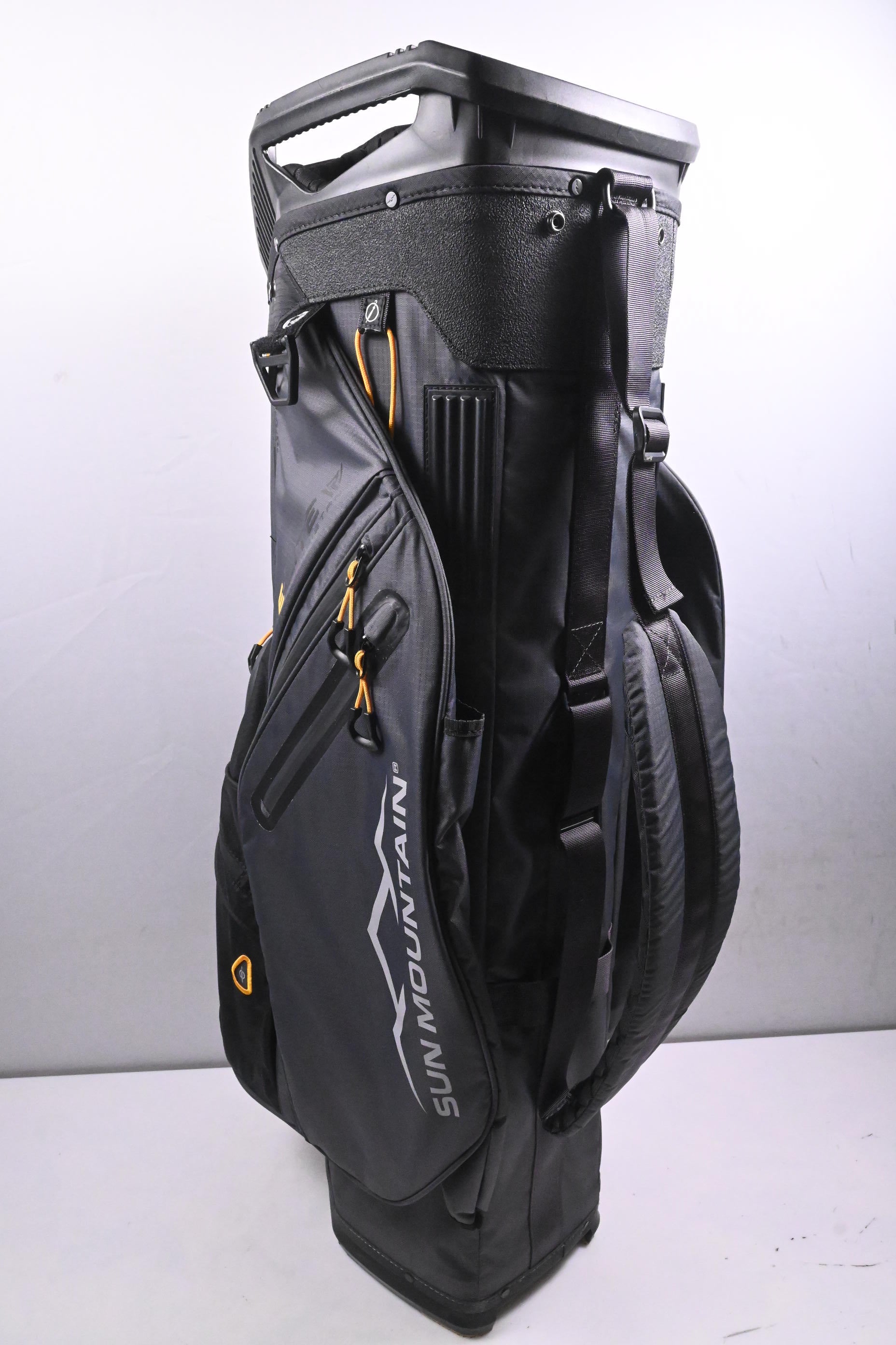 Sun Mountain E-Lite Cart Bag / 14-Way Divider / Black & Yellow