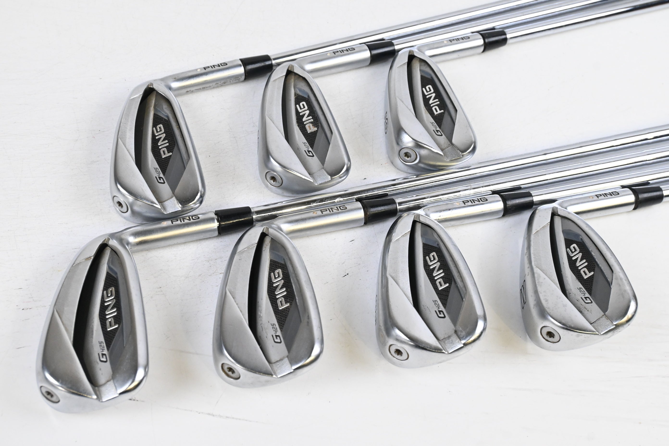 Ping G425 Irons / 4-PW / White Dot / Stiff Flex N.S.Pro Modus3 Tour105 Shafts