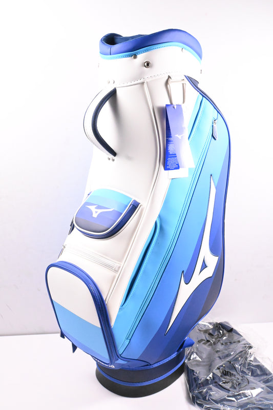 Mizuno Tour '25 Cart Bag / 5-Way Divider / Blue,Navy & White