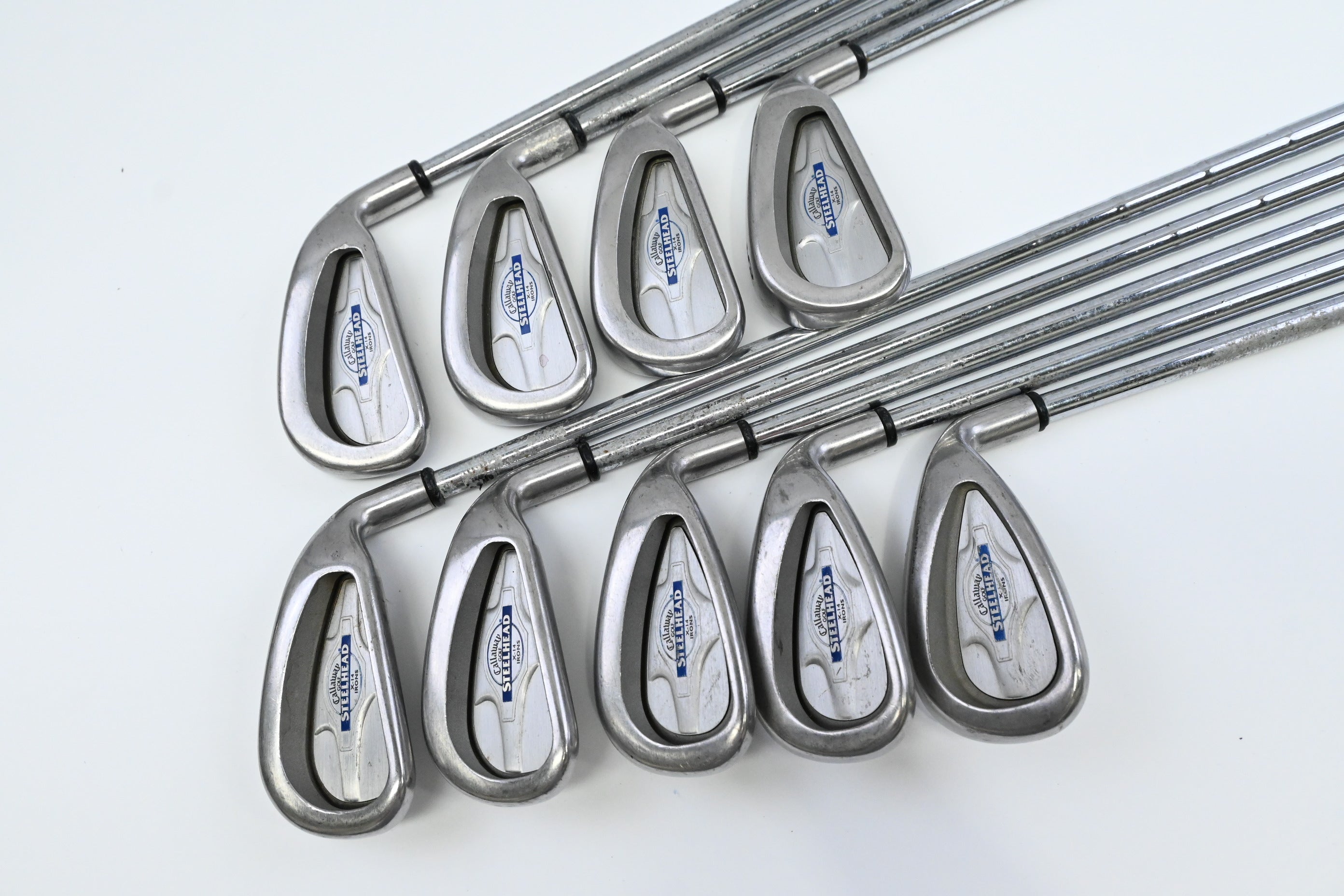 Callaway X-14 Irons / 2-PW / Uniflex Steel Shafts