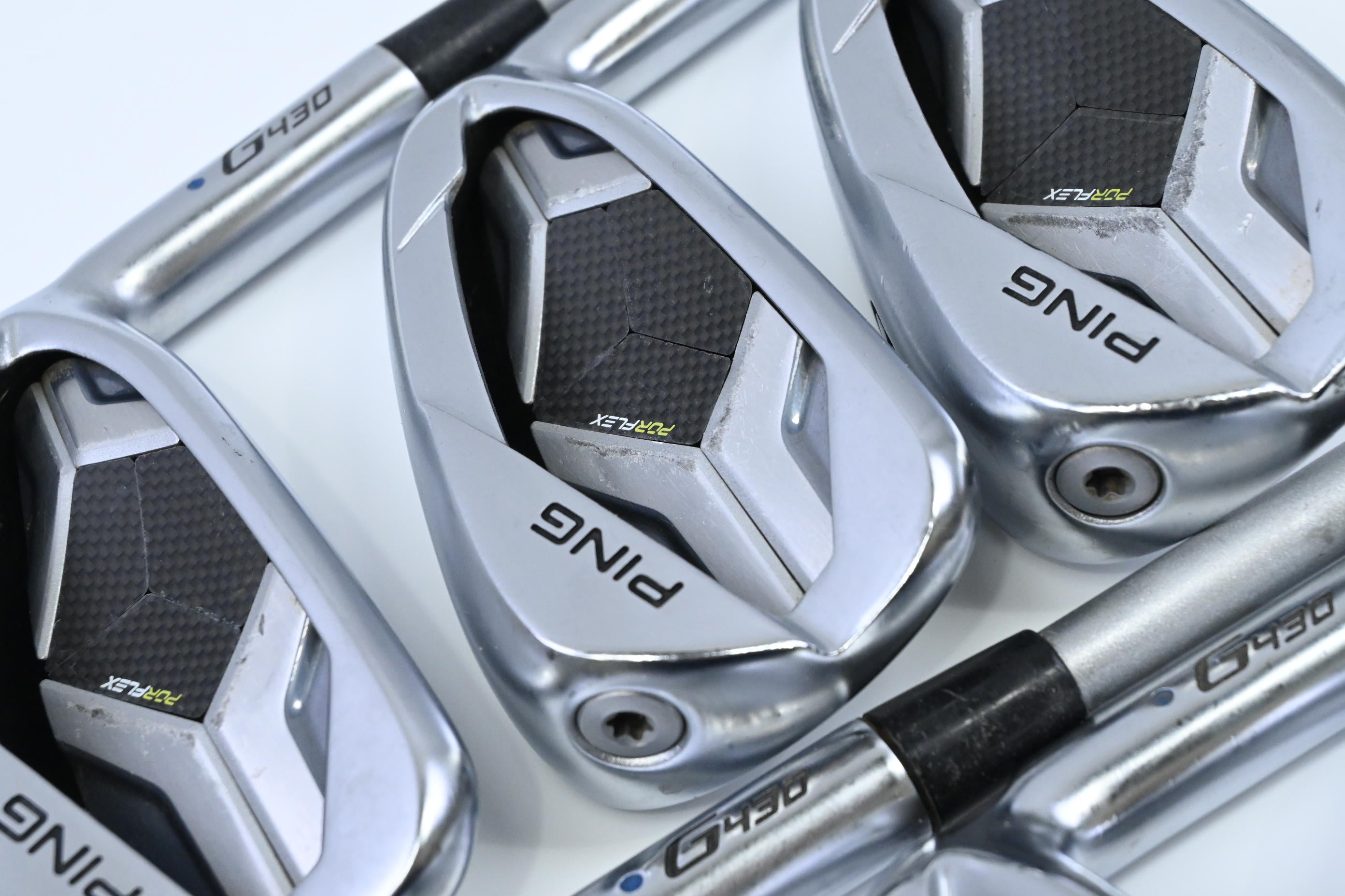 Ping G430 Irons / 6-PW+45° / Blue Dot / Senior Flex Ping Alta Quick 45 Shafts