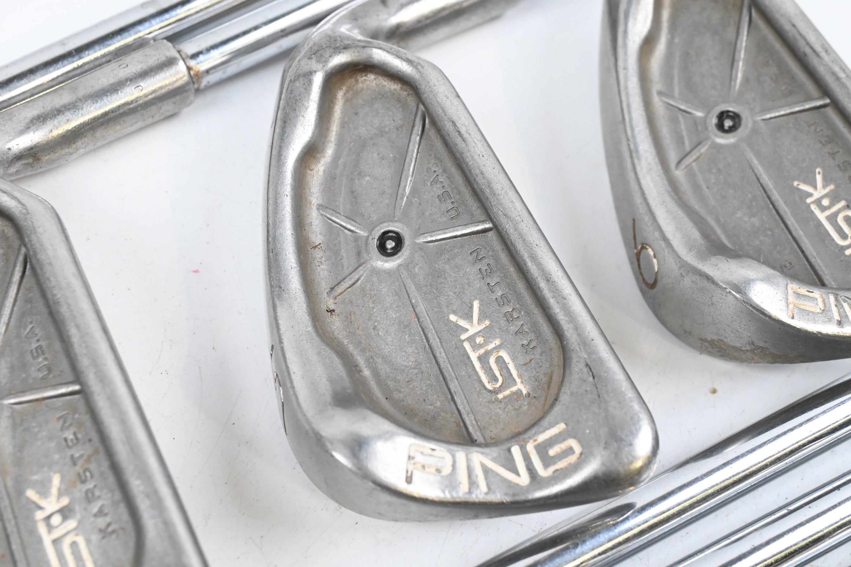 Ping ISI-K Irons / 3-PW+SW / Black Dot / Stiff Flex Ping Karsten JZ Steel Shafts